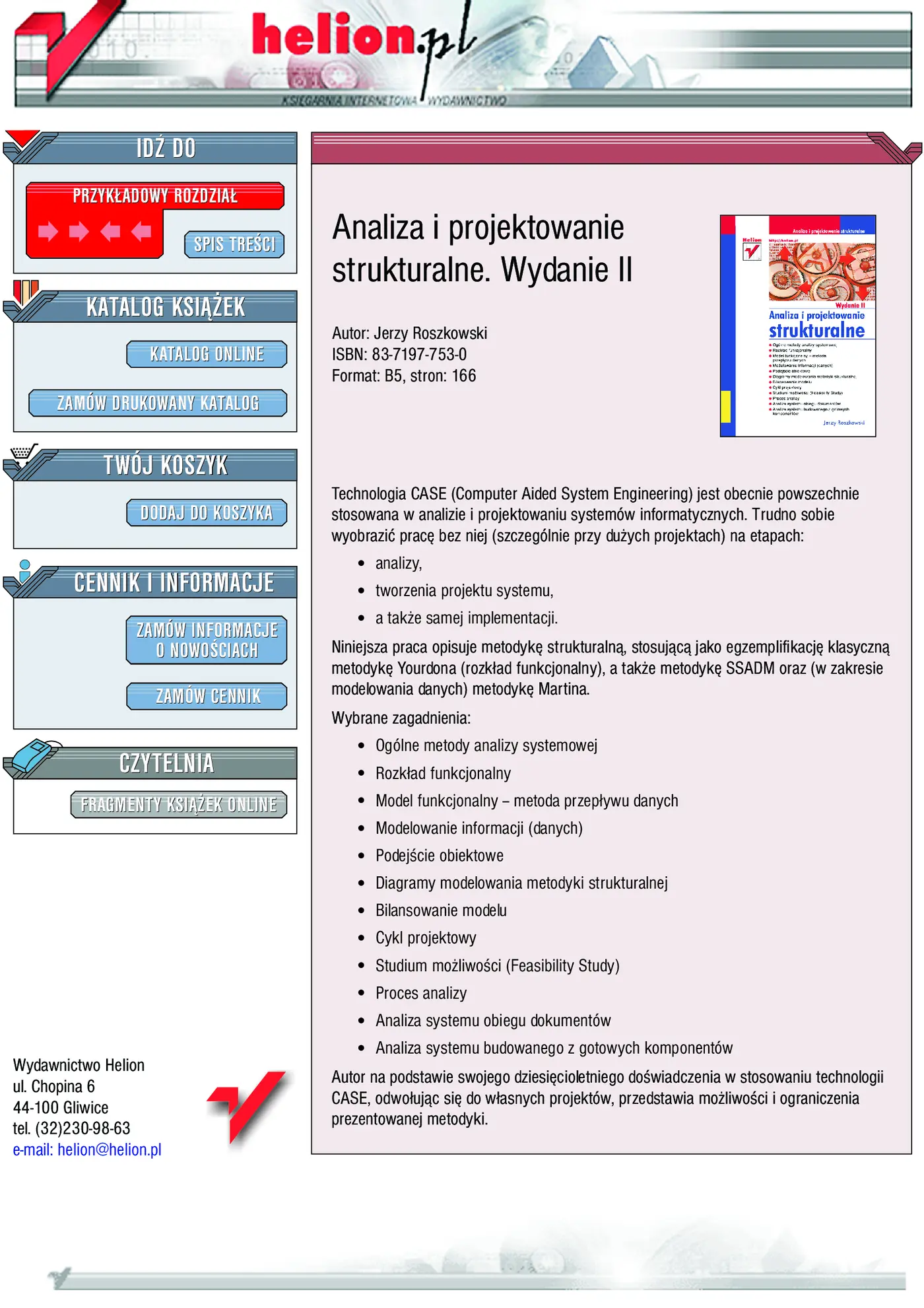 Fragment „Analiza i projektowanie strukturalne. Wydanie II” — strona 1 z 8