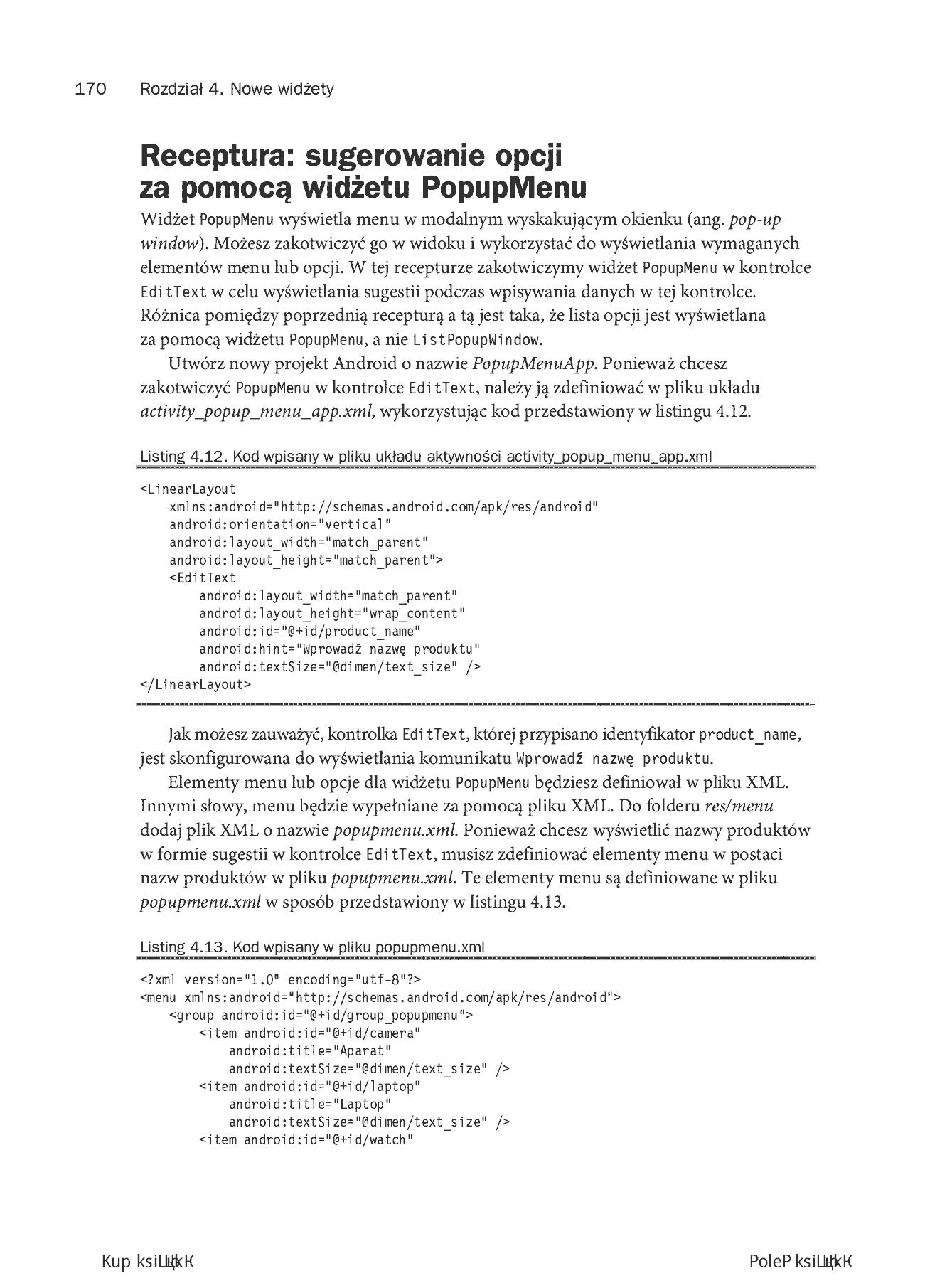 Fragment „Android na tablecie. Receptury” — strona 28 z 44
