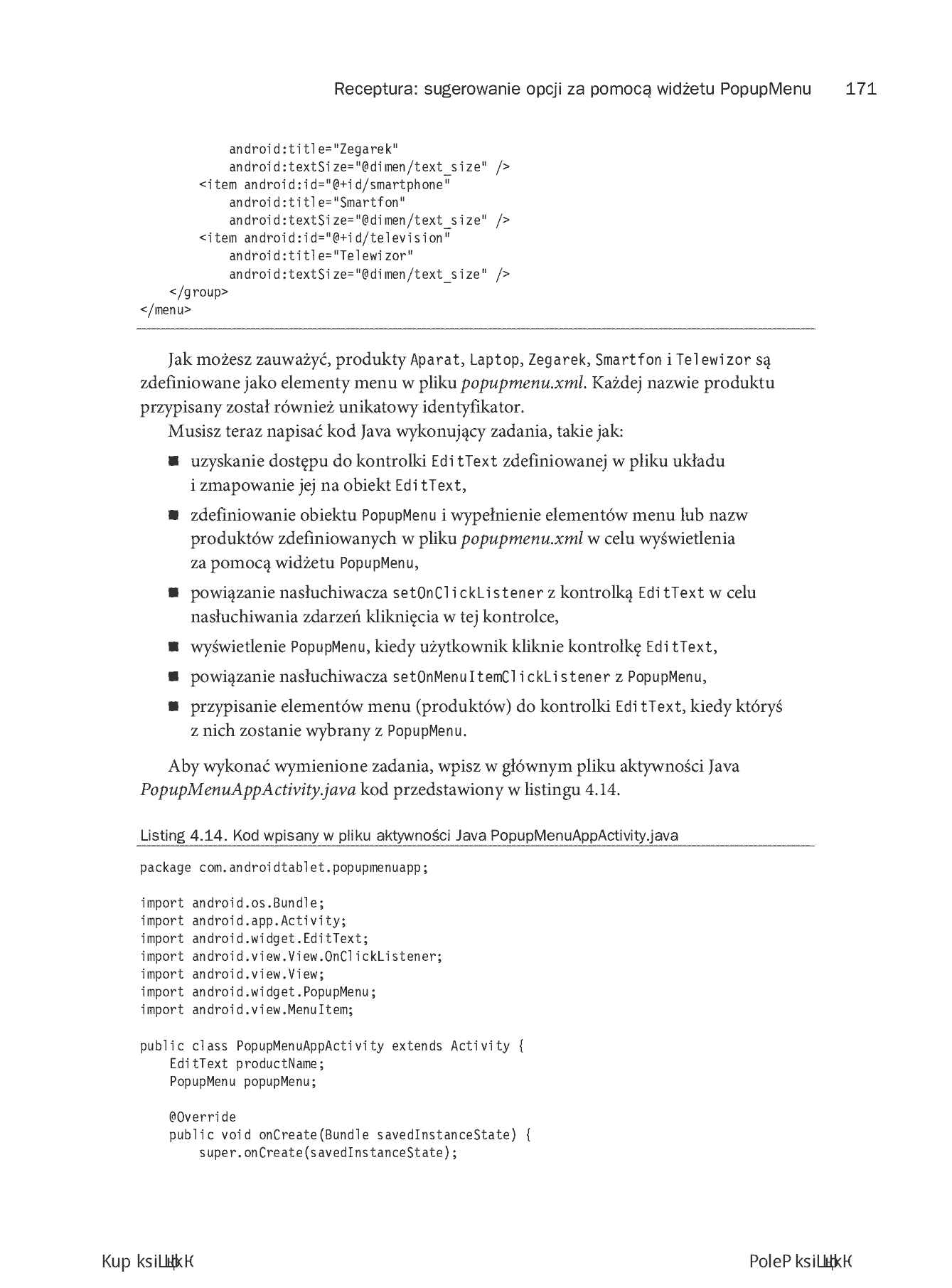 Fragment „Android na tablecie. Receptury” — strona 29 z 44
