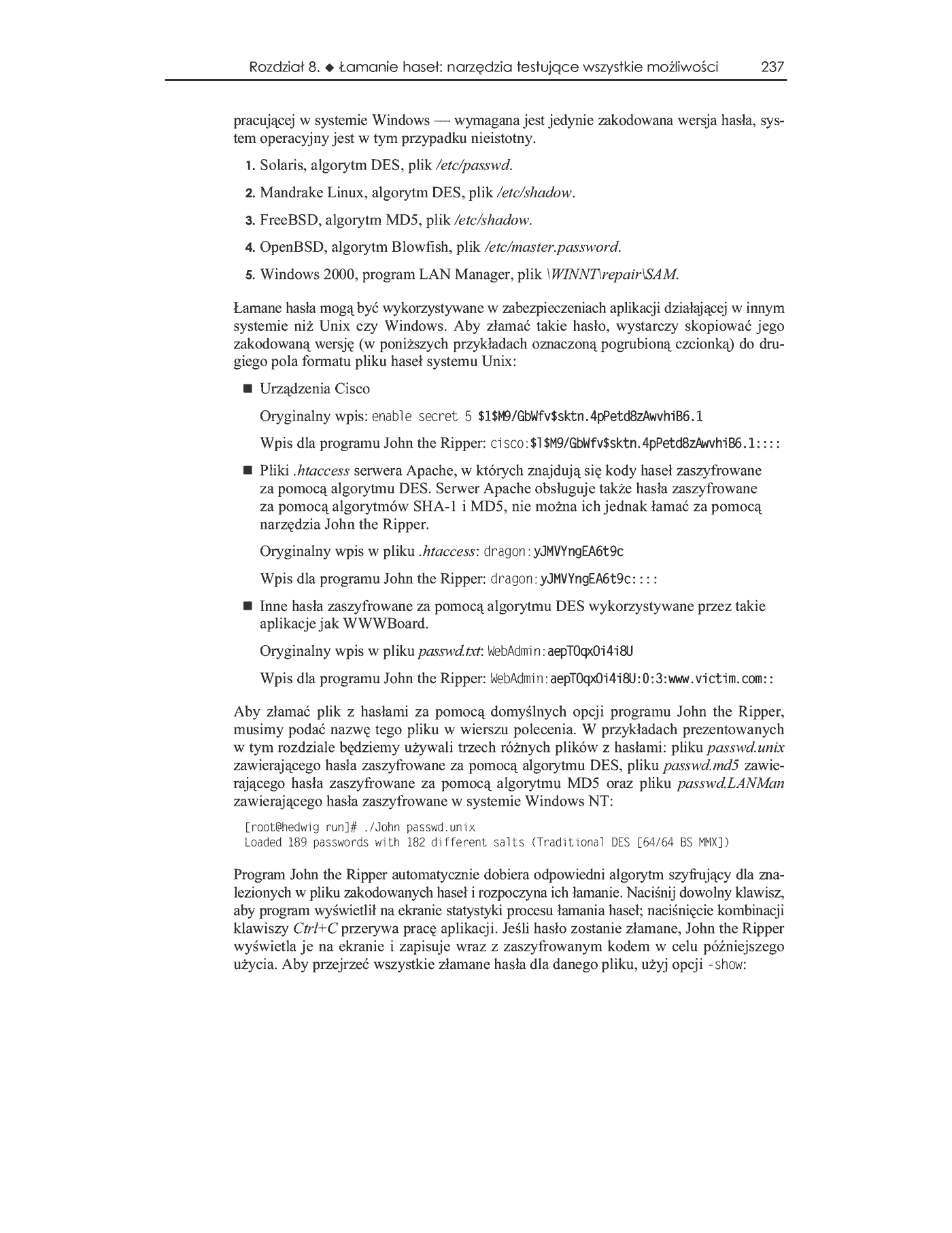 Fragment „Anti-Hacker Tool Kit. Edycja polska” — strona 22 z 43