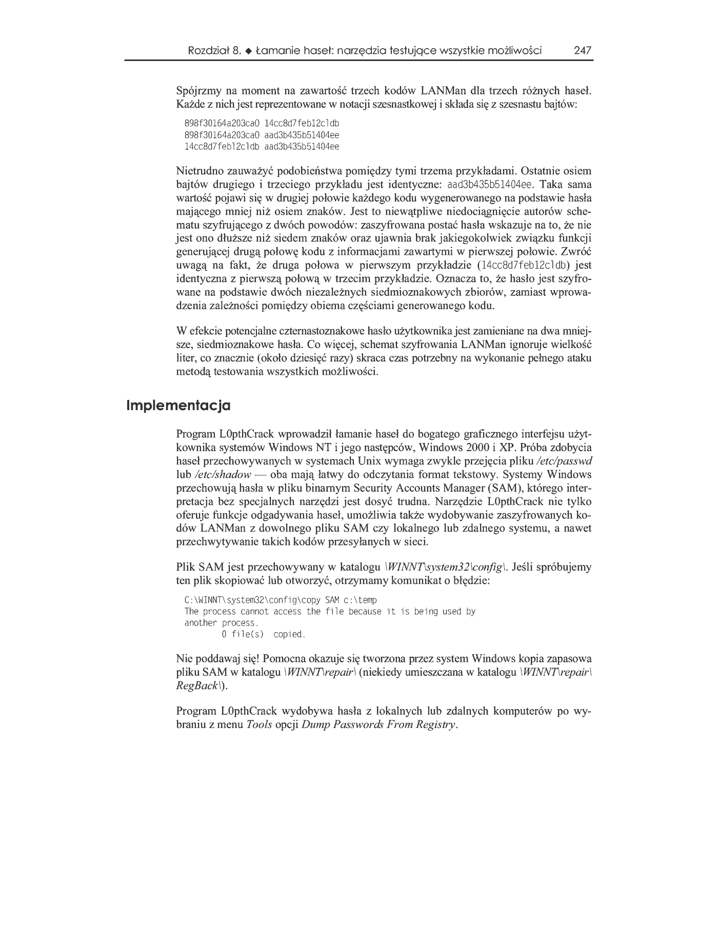 Fragment „Anti-Hacker Tool Kit. Edycja polska” — strona 32 z 43