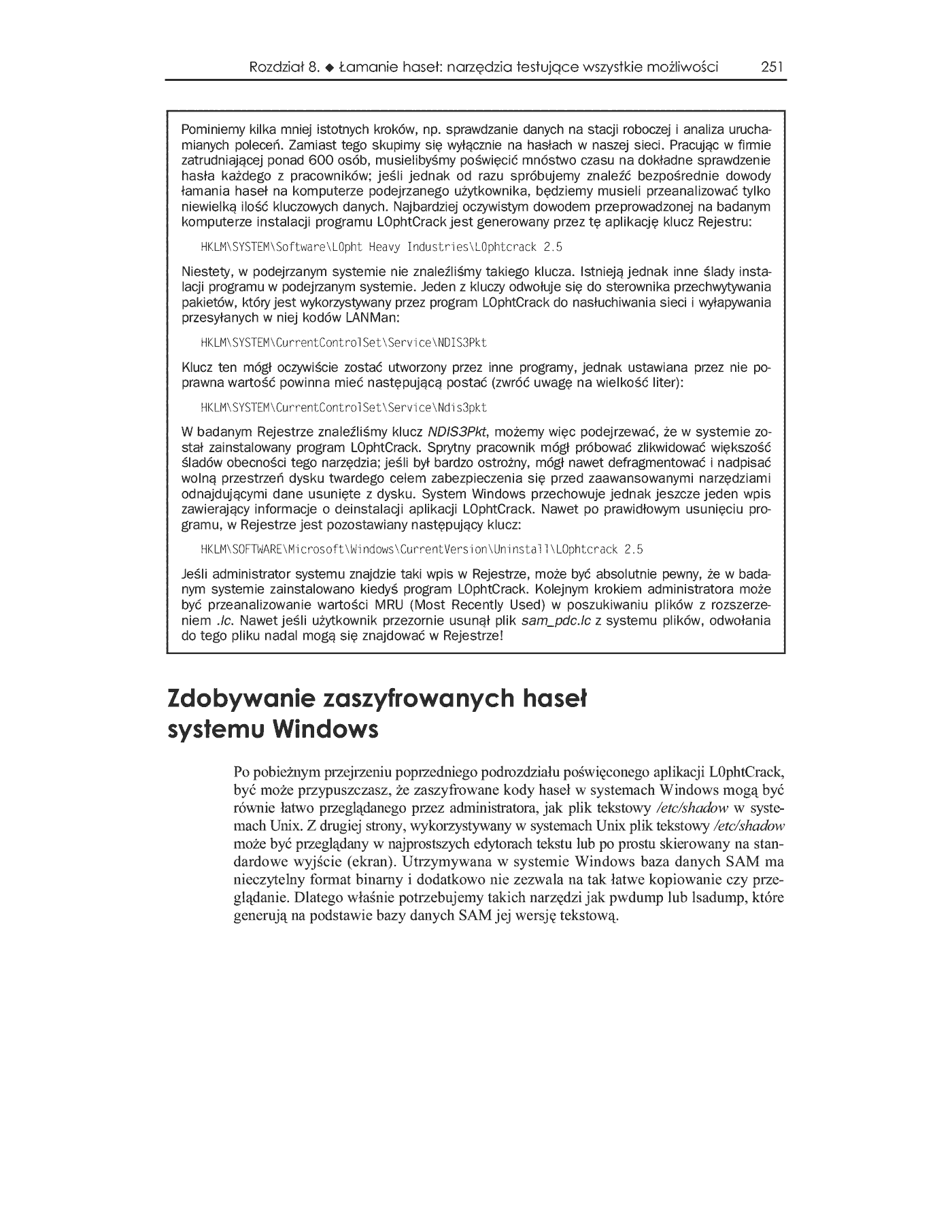 Fragment „Anti-Hacker Tool Kit. Edycja polska” — strona 36 z 43
