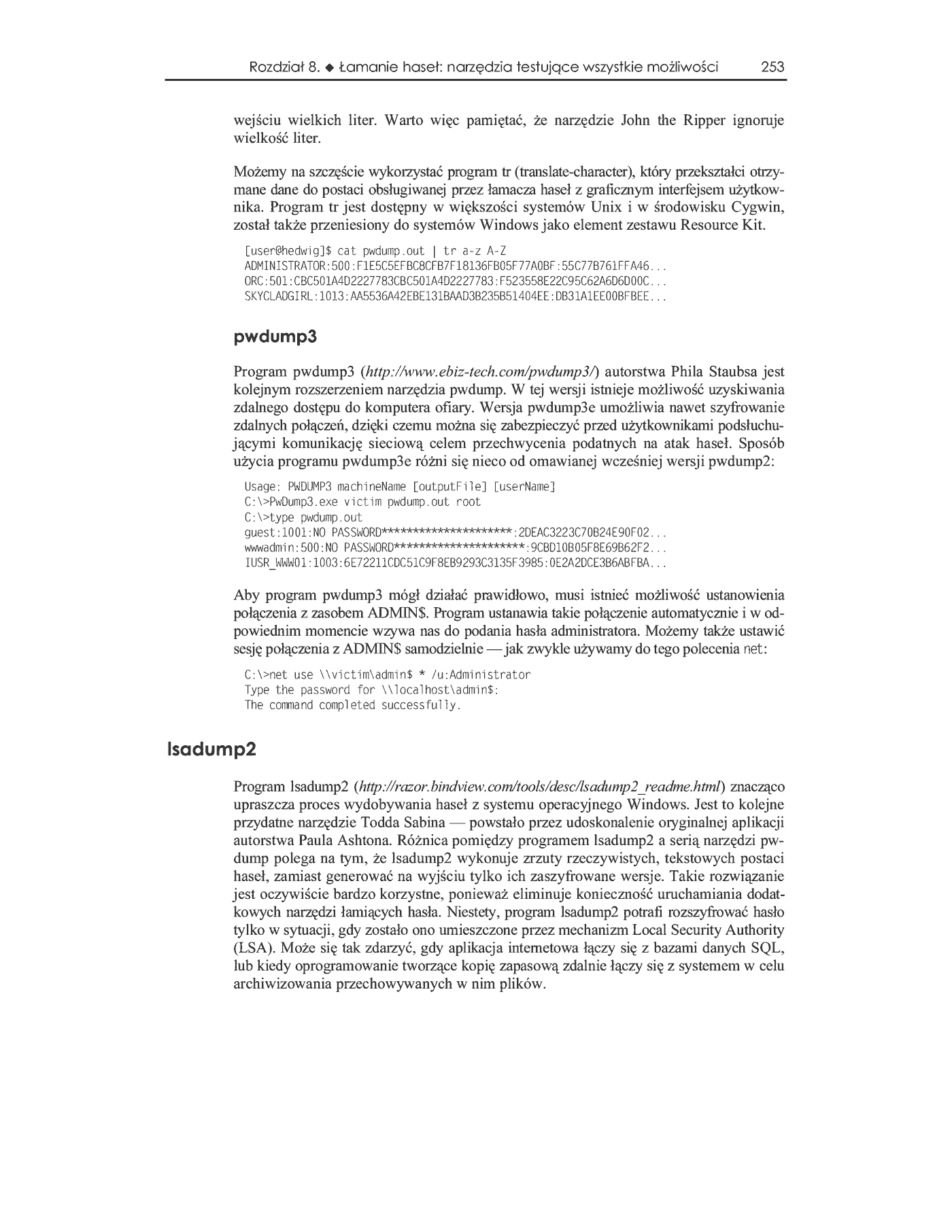Fragment „Anti-Hacker Tool Kit. Edycja polska” — strona 38 z 43