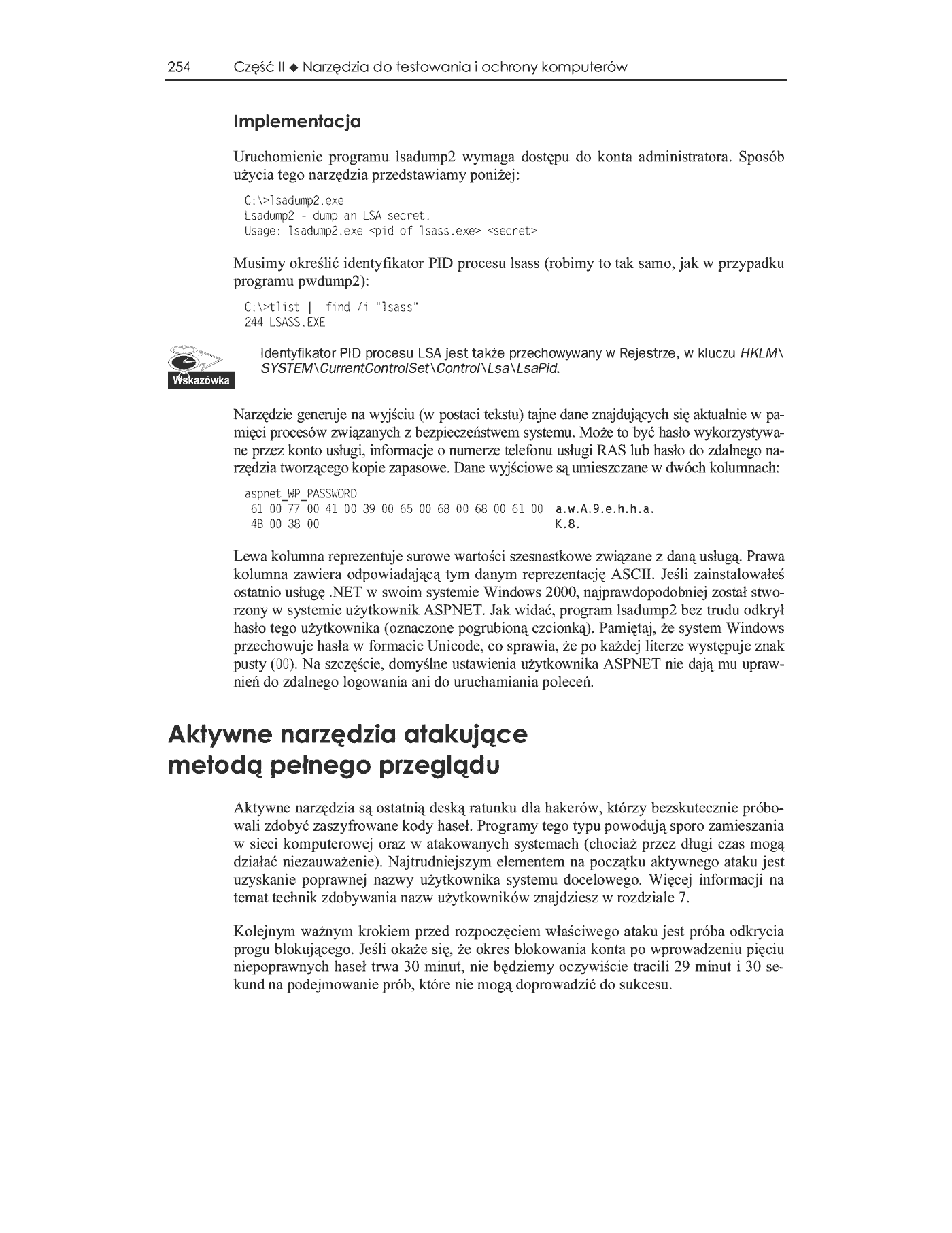 Fragment „Anti-Hacker Tool Kit. Edycja polska” — strona 39 z 43