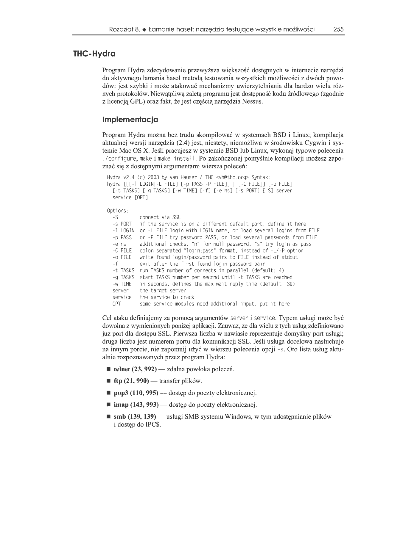 Fragment „Anti-Hacker Tool Kit. Edycja polska” — strona 40 z 43