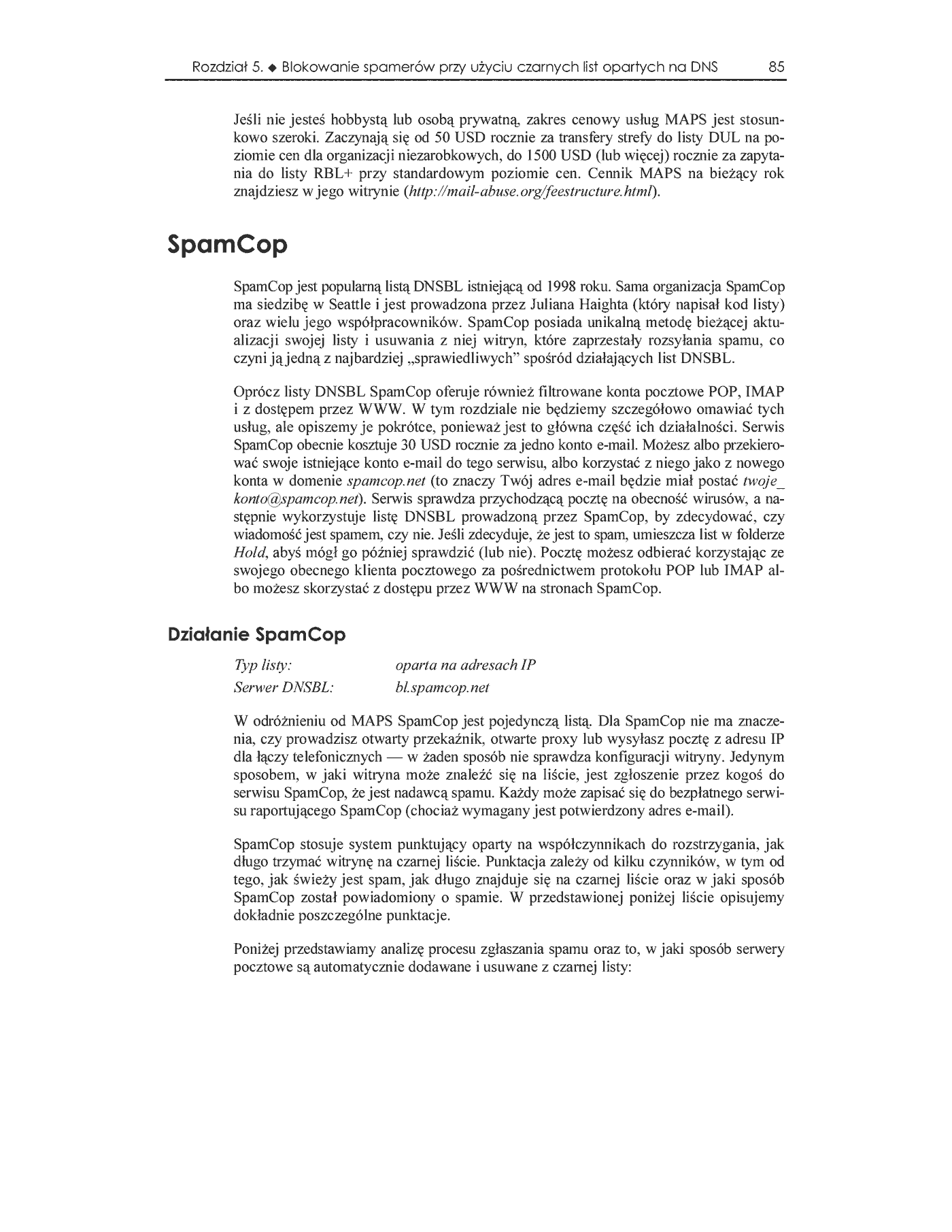 Fragment „Anti-Spam Tool Kit. Edycja polska” — strona 17 z 35