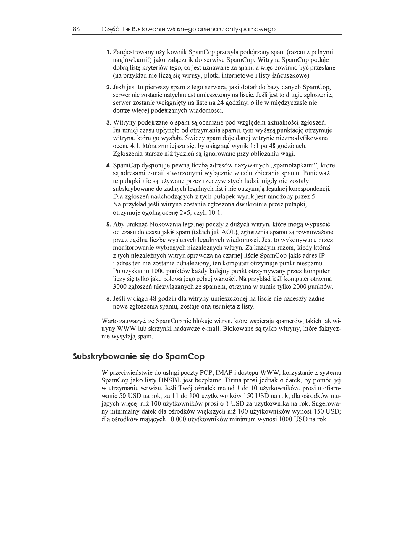 Fragment „Anti-Spam Tool Kit. Edycja polska” — strona 18 z 35