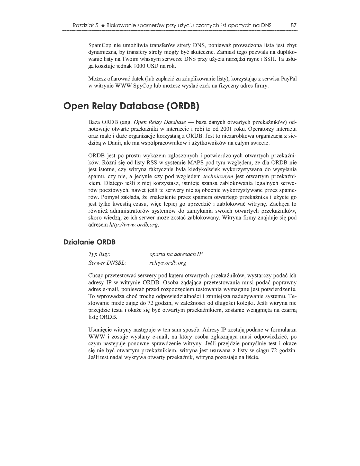 Fragment „Anti-Spam Tool Kit. Edycja polska” — strona 19 z 35