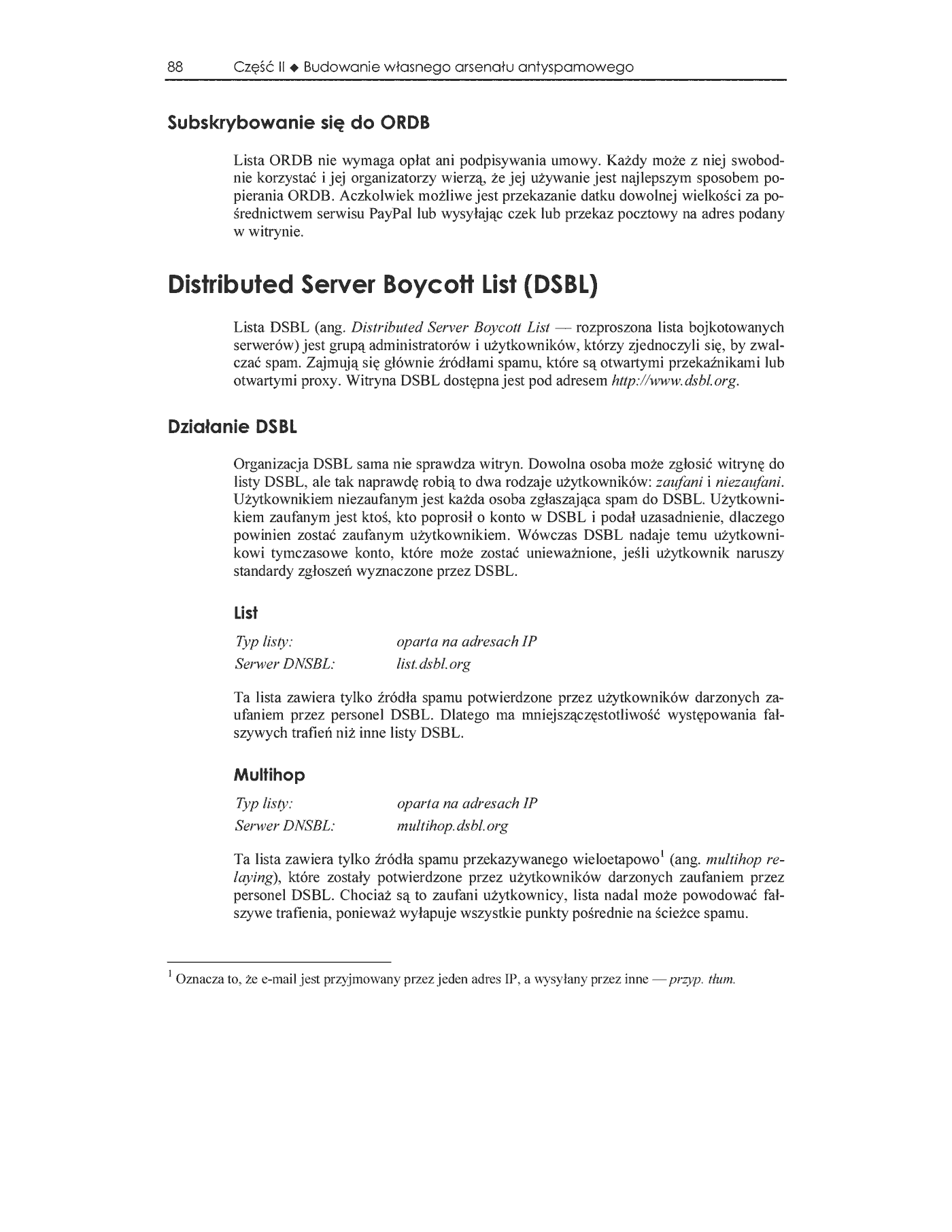 Fragment „Anti-Spam Tool Kit. Edycja polska” — strona 20 z 35