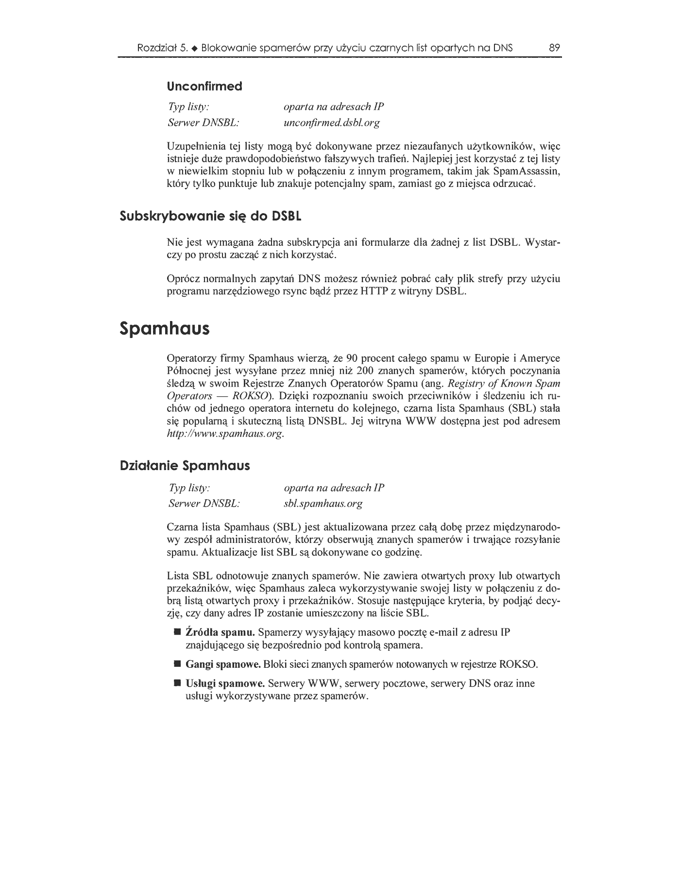 Fragment „Anti-Spam Tool Kit. Edycja polska” — strona 21 z 35