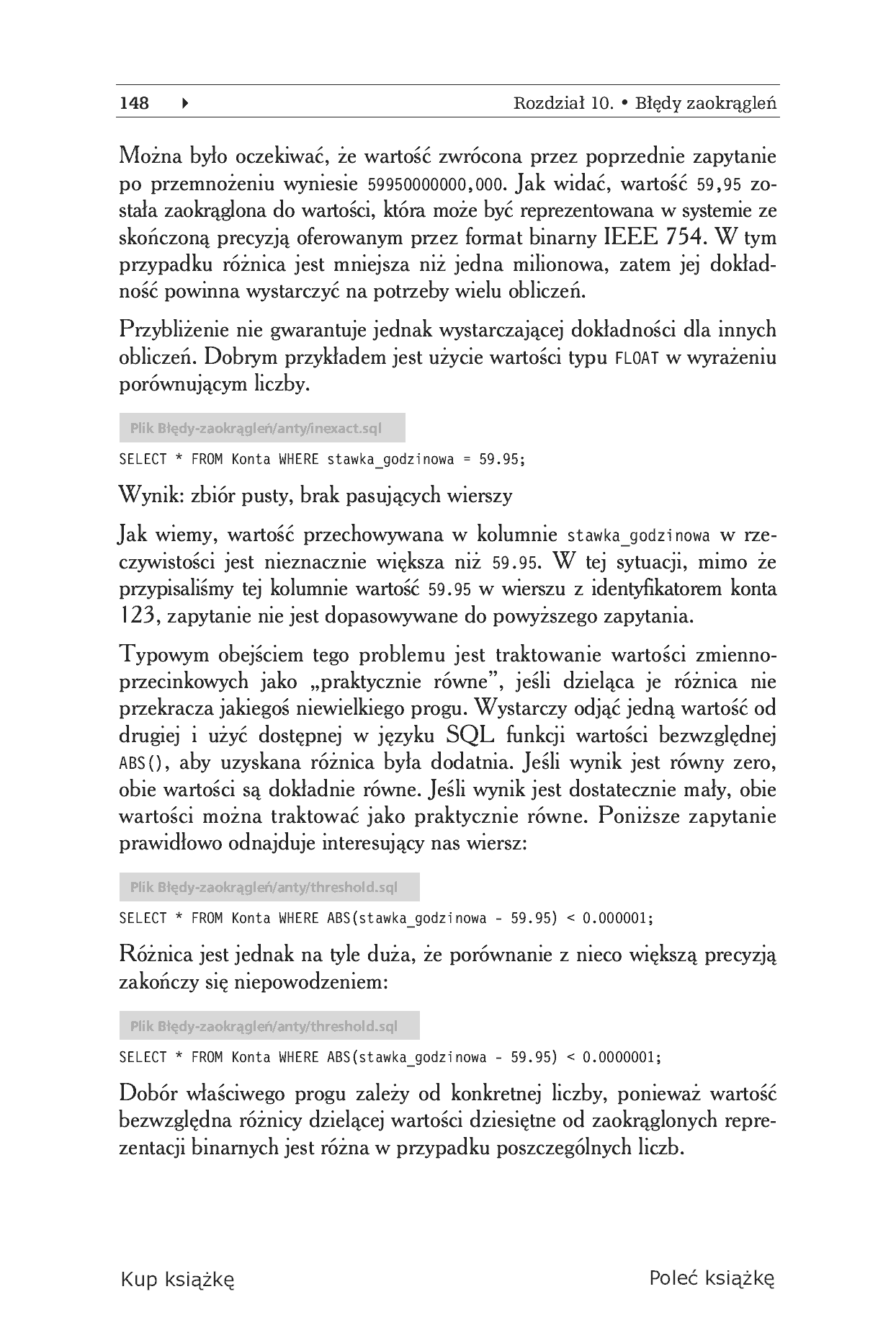 Fragment „Antywzorce języka SQL. Jak unikać pułapek podczas programowania baz danych” — strona 14 z 30