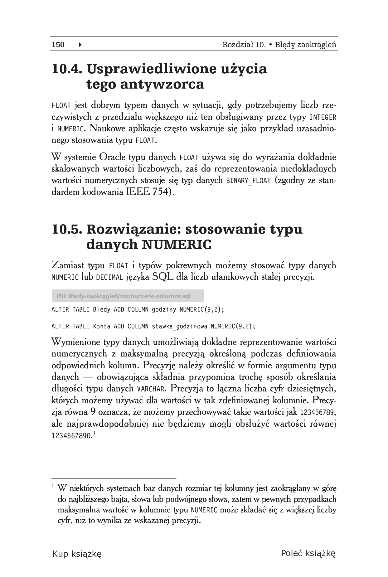 Fragment „Antywzorce języka SQL. Jak unikać pułapek podczas programowania baz danych” — strona 16 z 30