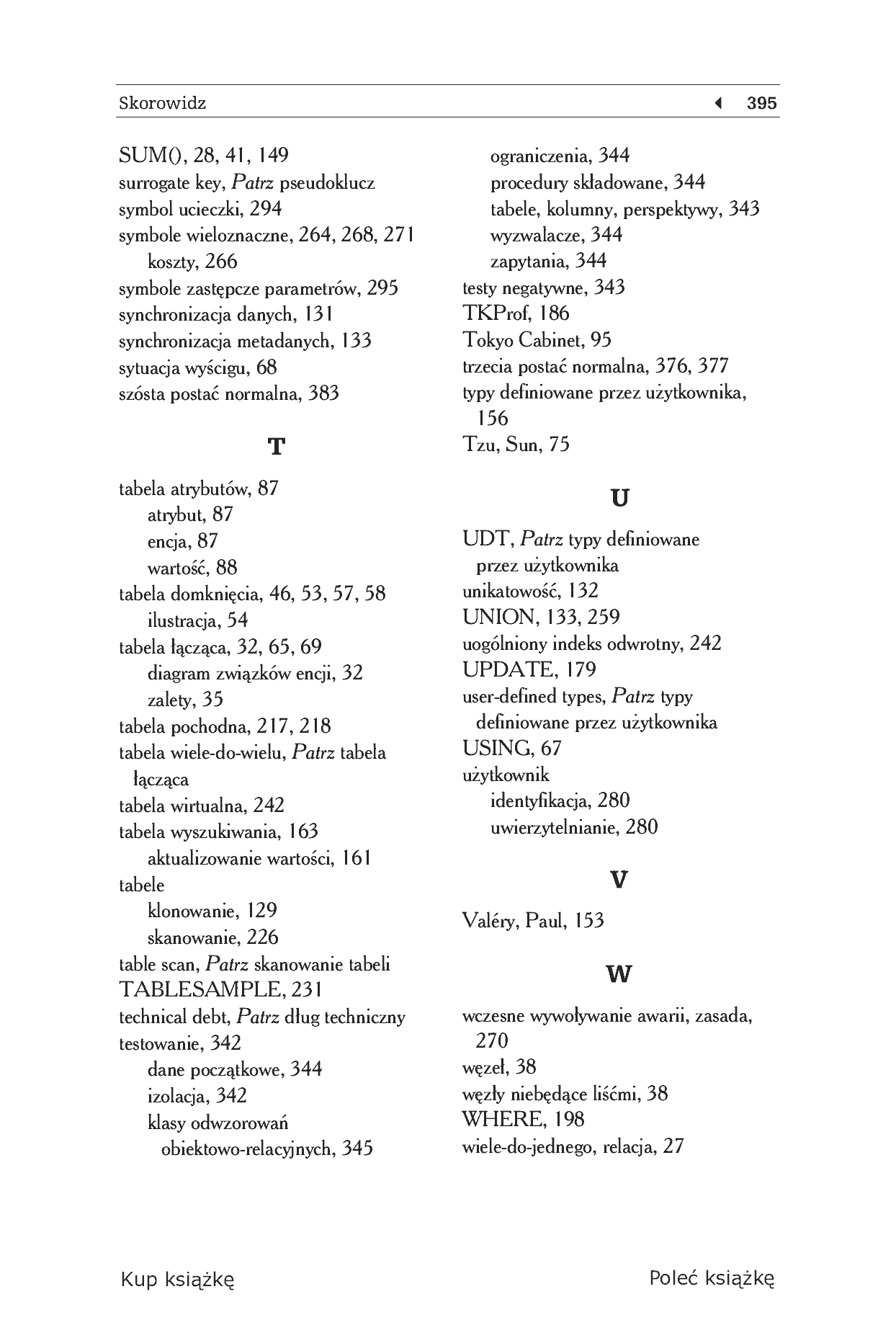 Fragment „Antywzorce języka SQL. Jak unikać pułapek podczas programowania baz danych” — strona 27 z 30
