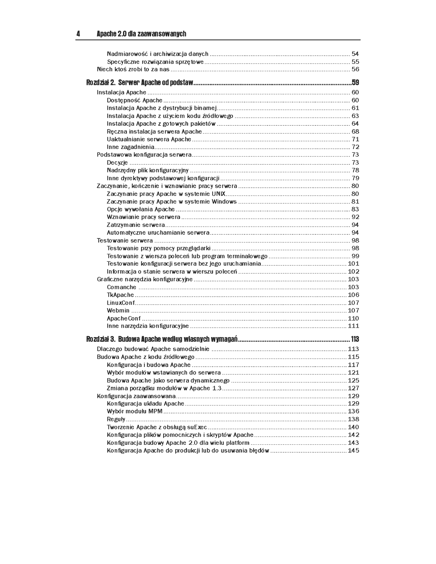 Fragment „Apache 2.0 dla zaawansowanych” — strona 3 z 48