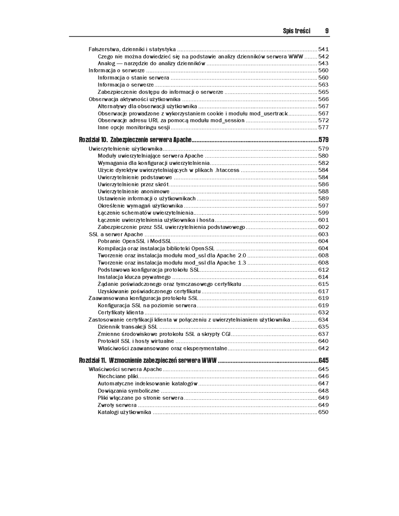 Fragment „Apache 2.0 dla zaawansowanych” — strona 8 z 48