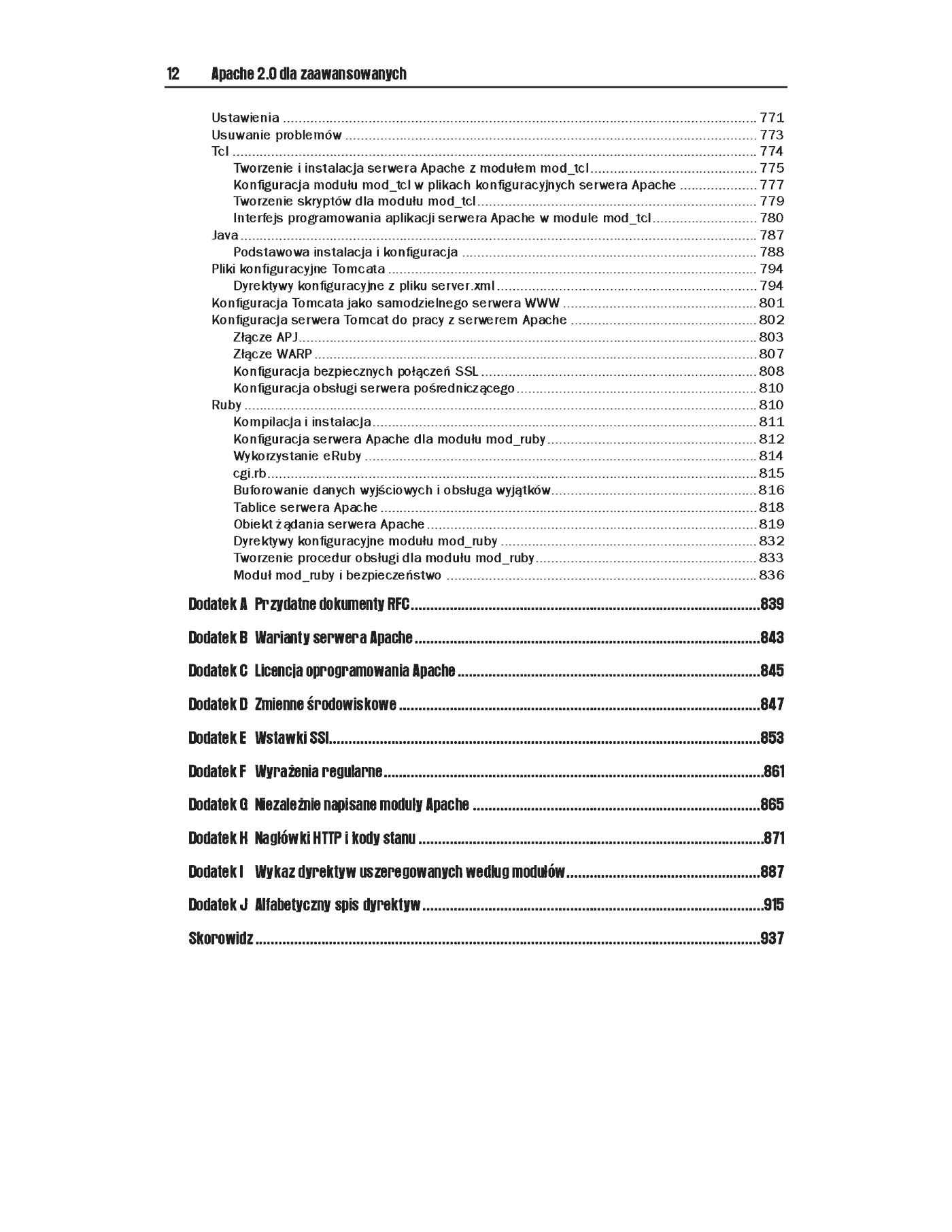 Fragment „Apache 2.0 dla zaawansowanych” — strona 11 z 48
