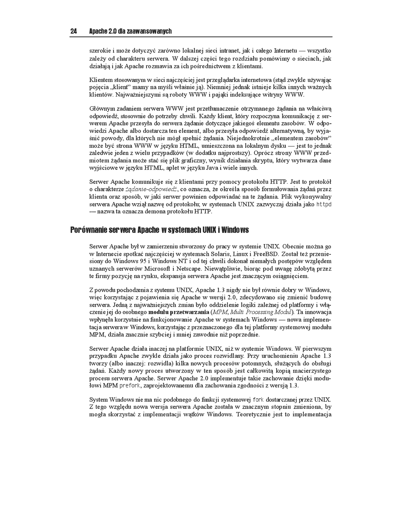 Fragment „Apache 2.0 dla zaawansowanych” — strona 15 z 48
