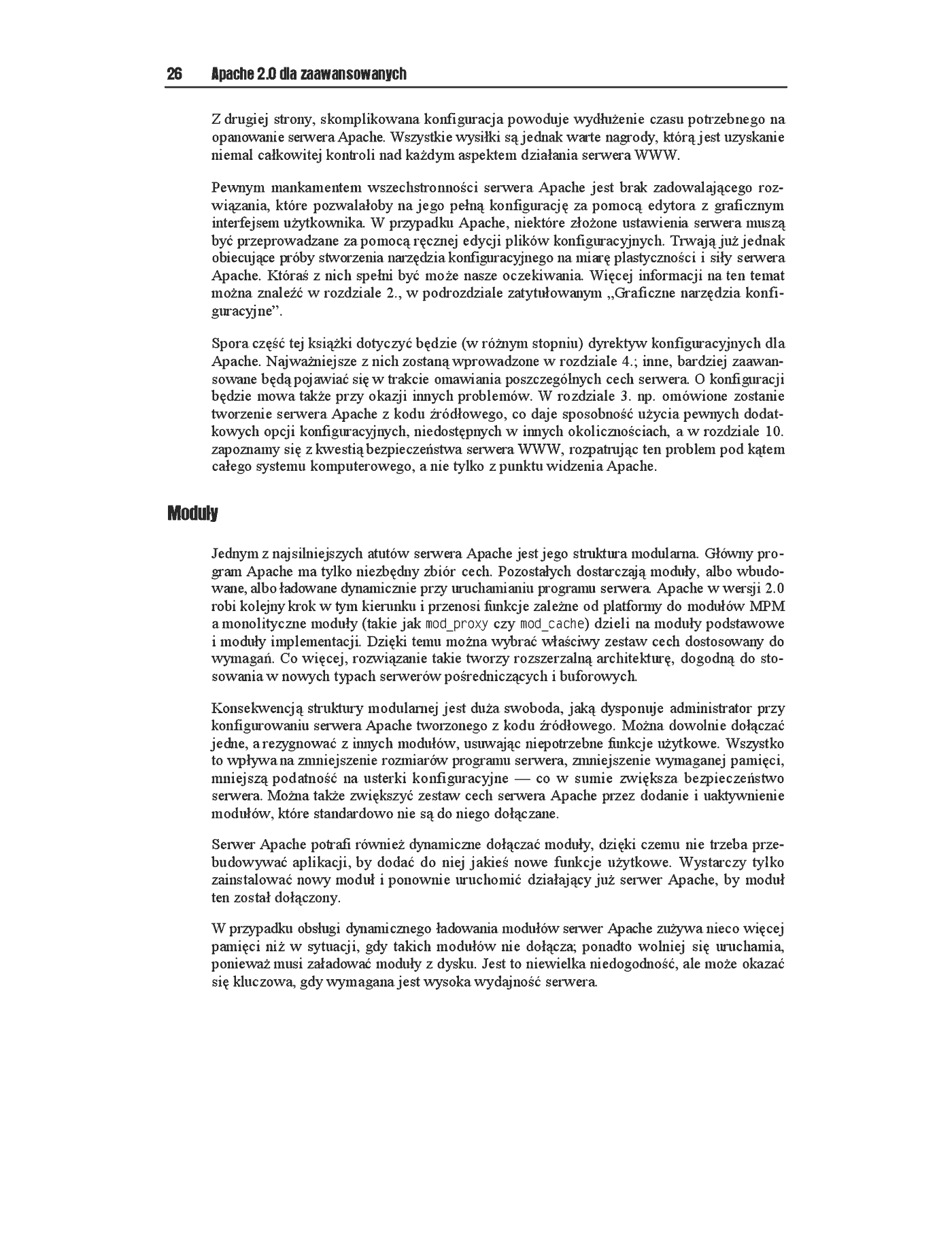 Fragment „Apache 2.0 dla zaawansowanych” — strona 17 z 48