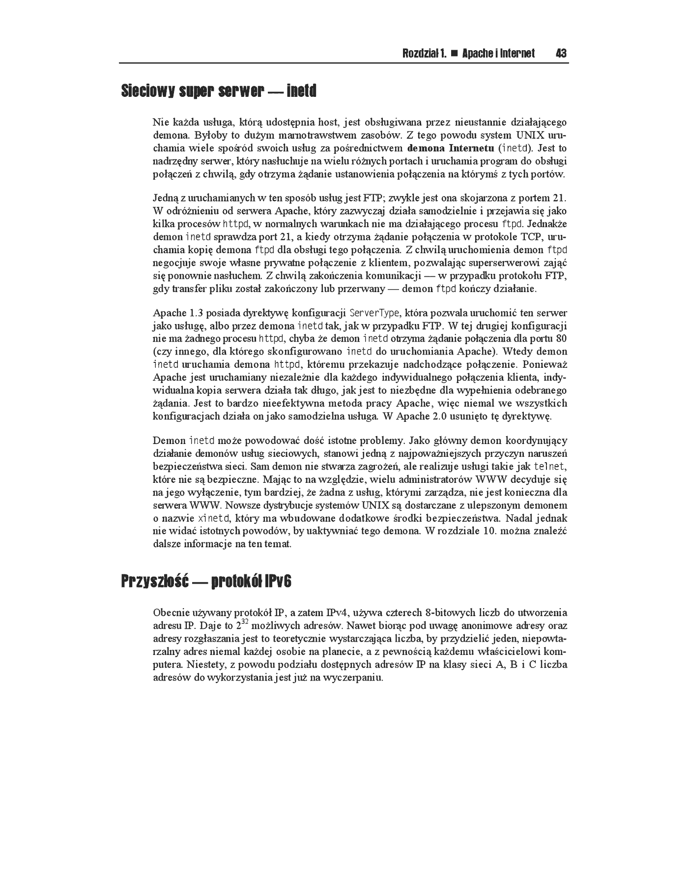 Fragment „Apache 2.0 dla zaawansowanych” — strona 34 z 48