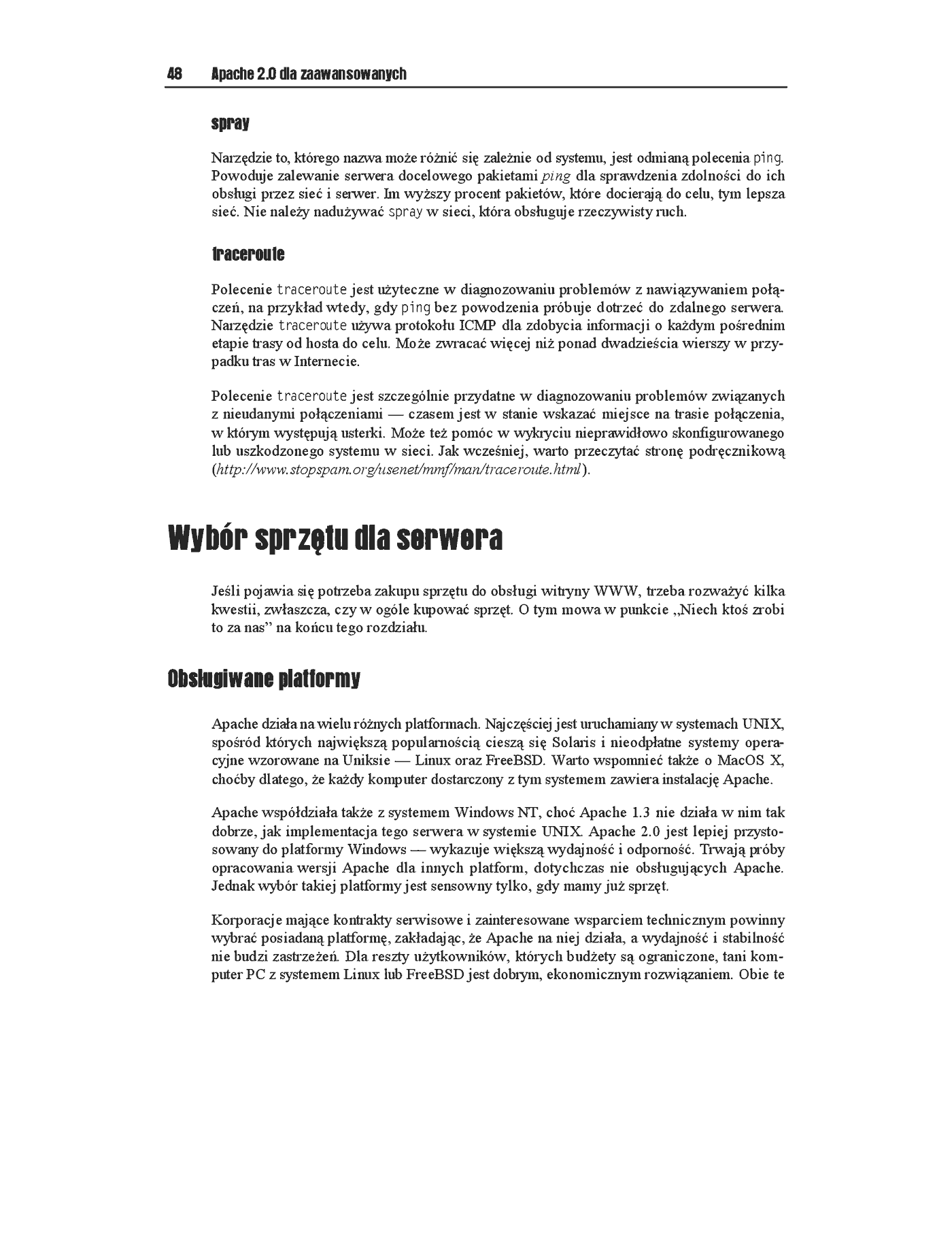 Fragment „Apache 2.0 dla zaawansowanych” — strona 39 z 48