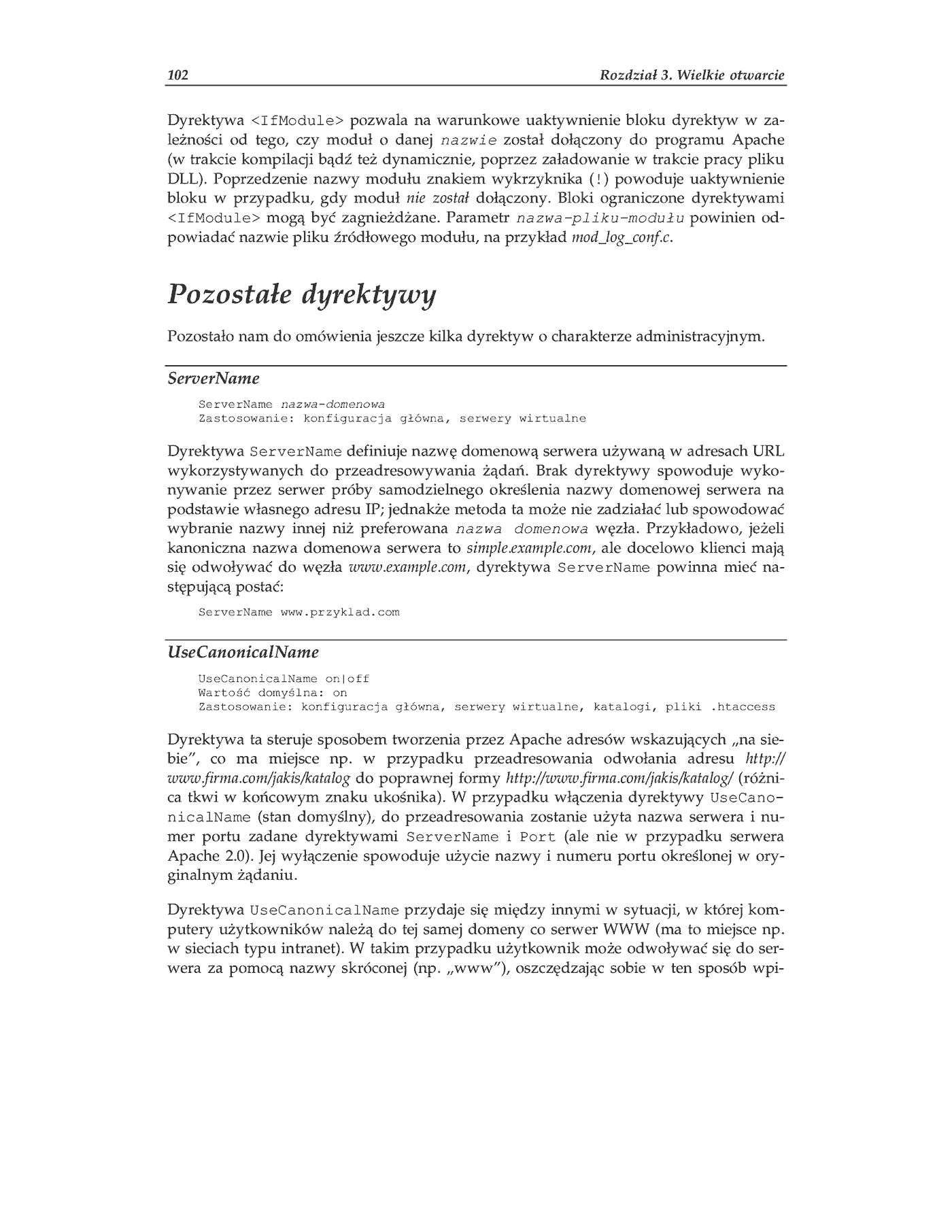 Fragment „Apache. Przewodnik encyklopedyczny. Wydanie III” — strona 19 z 38