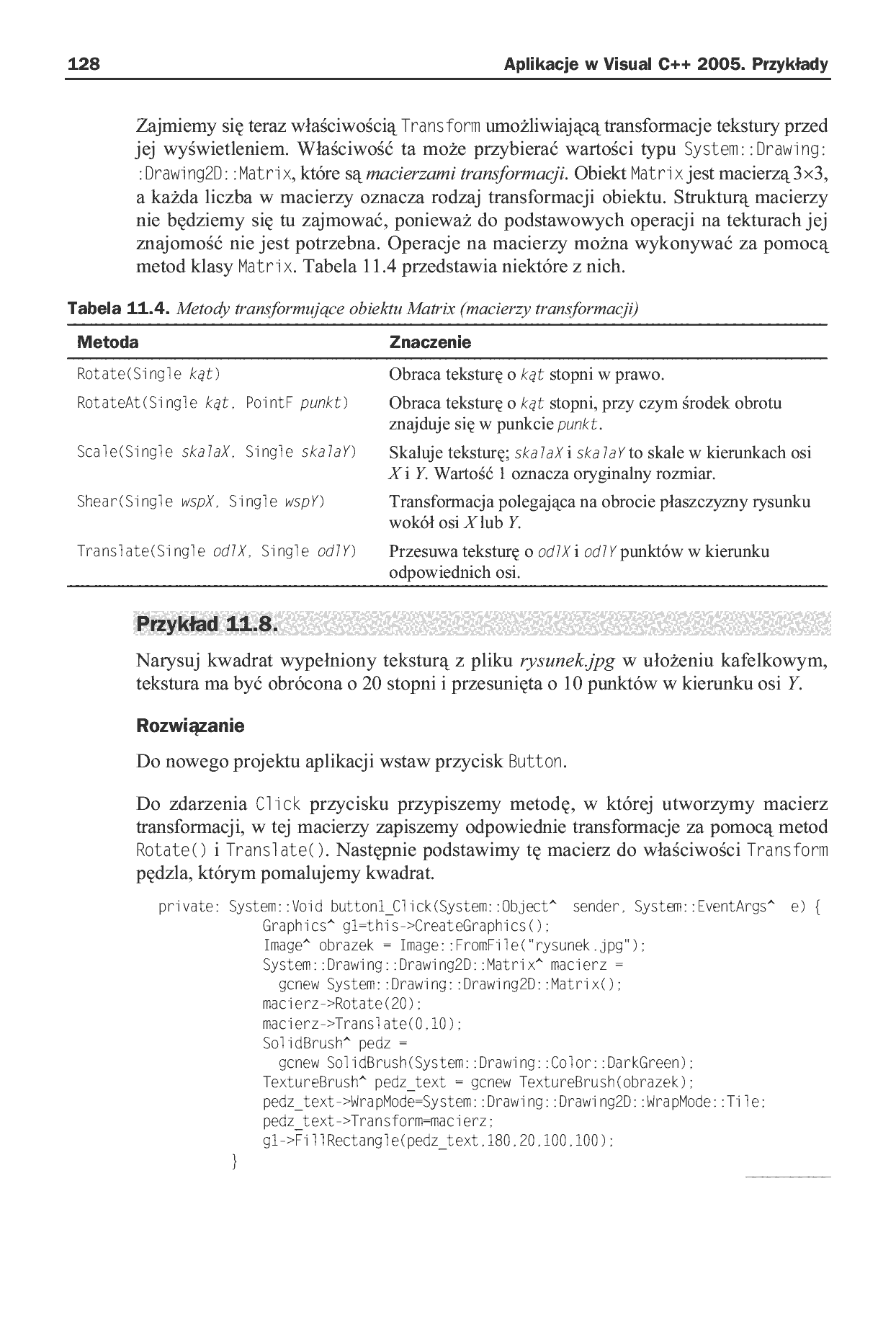 Fragment „Aplikacje w Visual C++ 2005. Przykłady” — strona 14 z 18