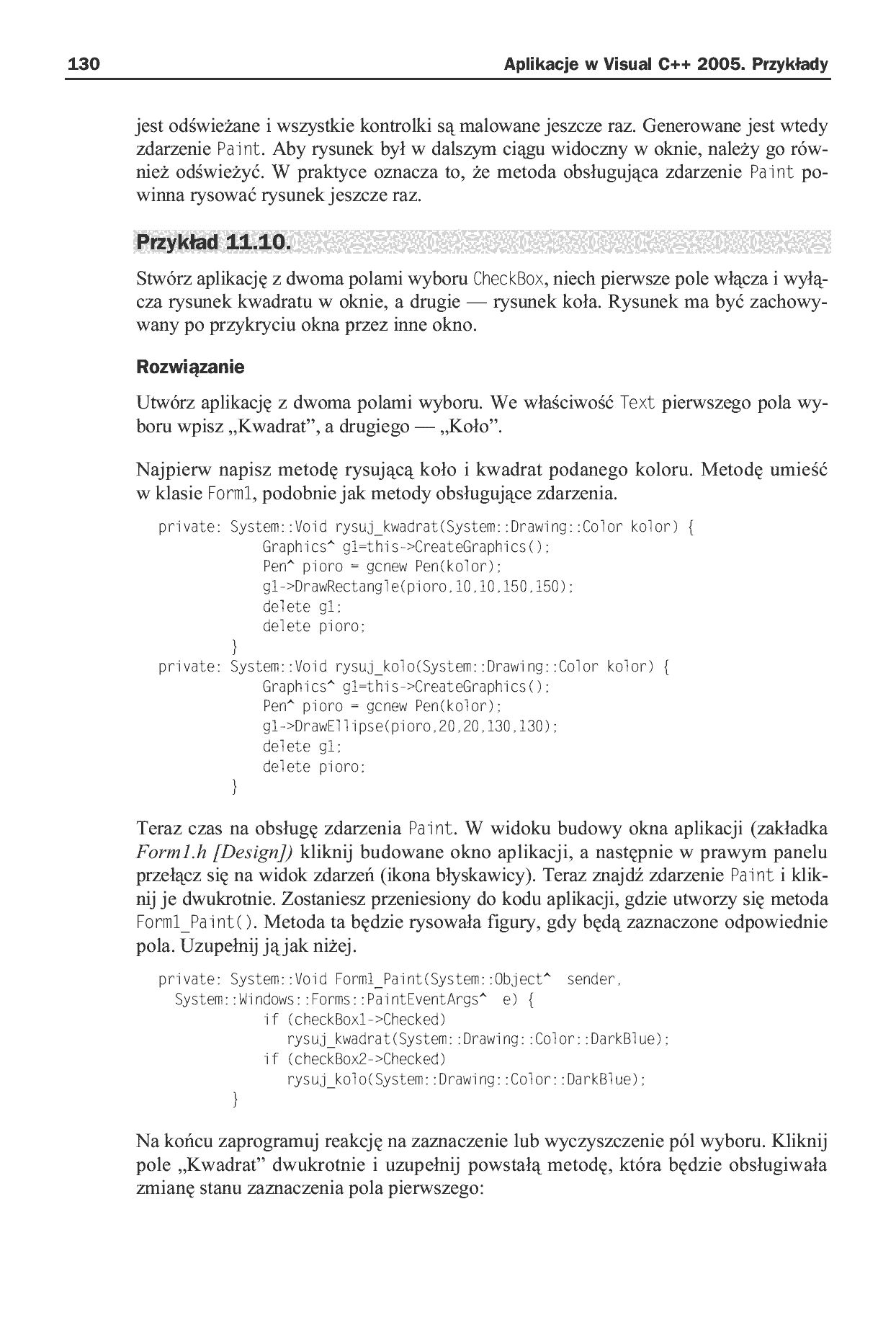 Fragment „Aplikacje w Visual C++ 2005. Przykłady” — strona 16 z 18