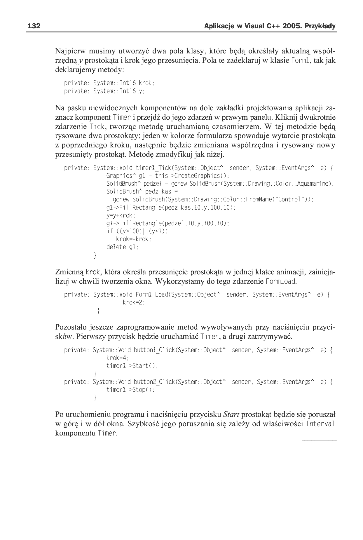 Fragment „Aplikacje w Visual C++ 2005. Przykłady” — strona 18 z 18