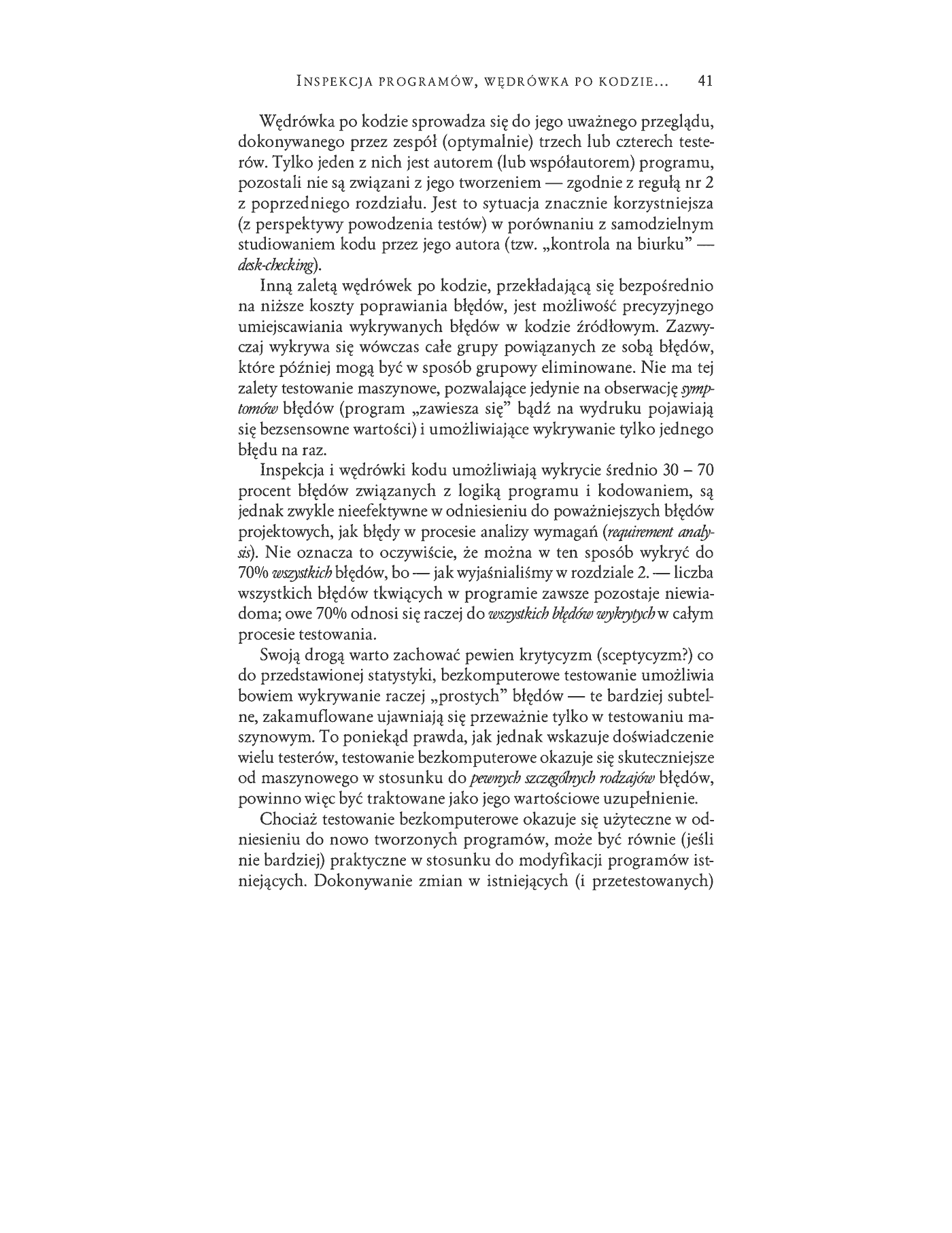 Fragment „Sztuka testowania oprogramowania” — strona 7 z 30