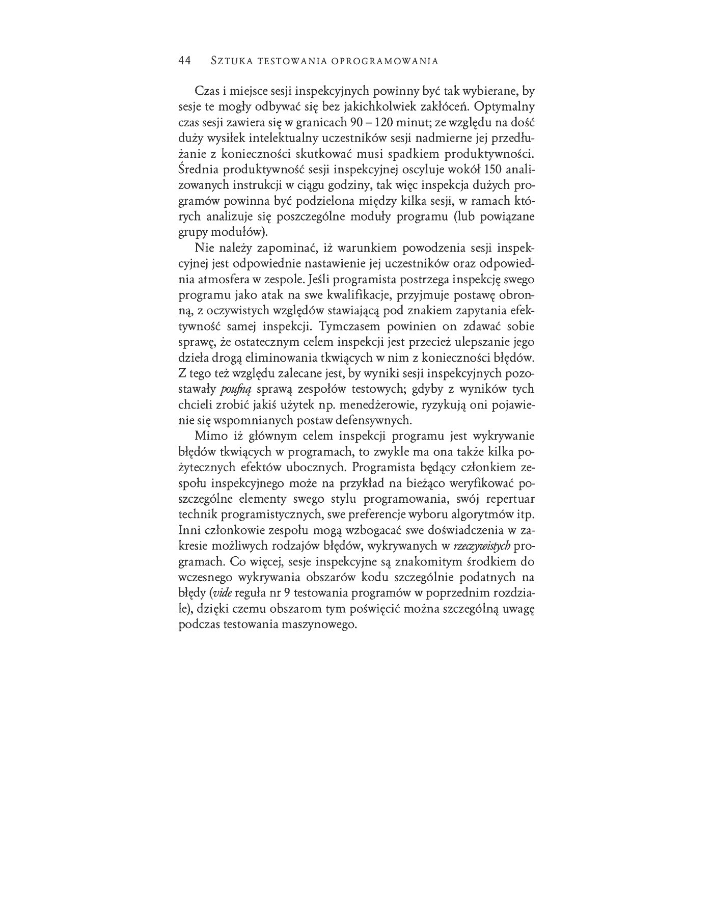 Fragment „Sztuka testowania oprogramowania” — strona 10 z 30