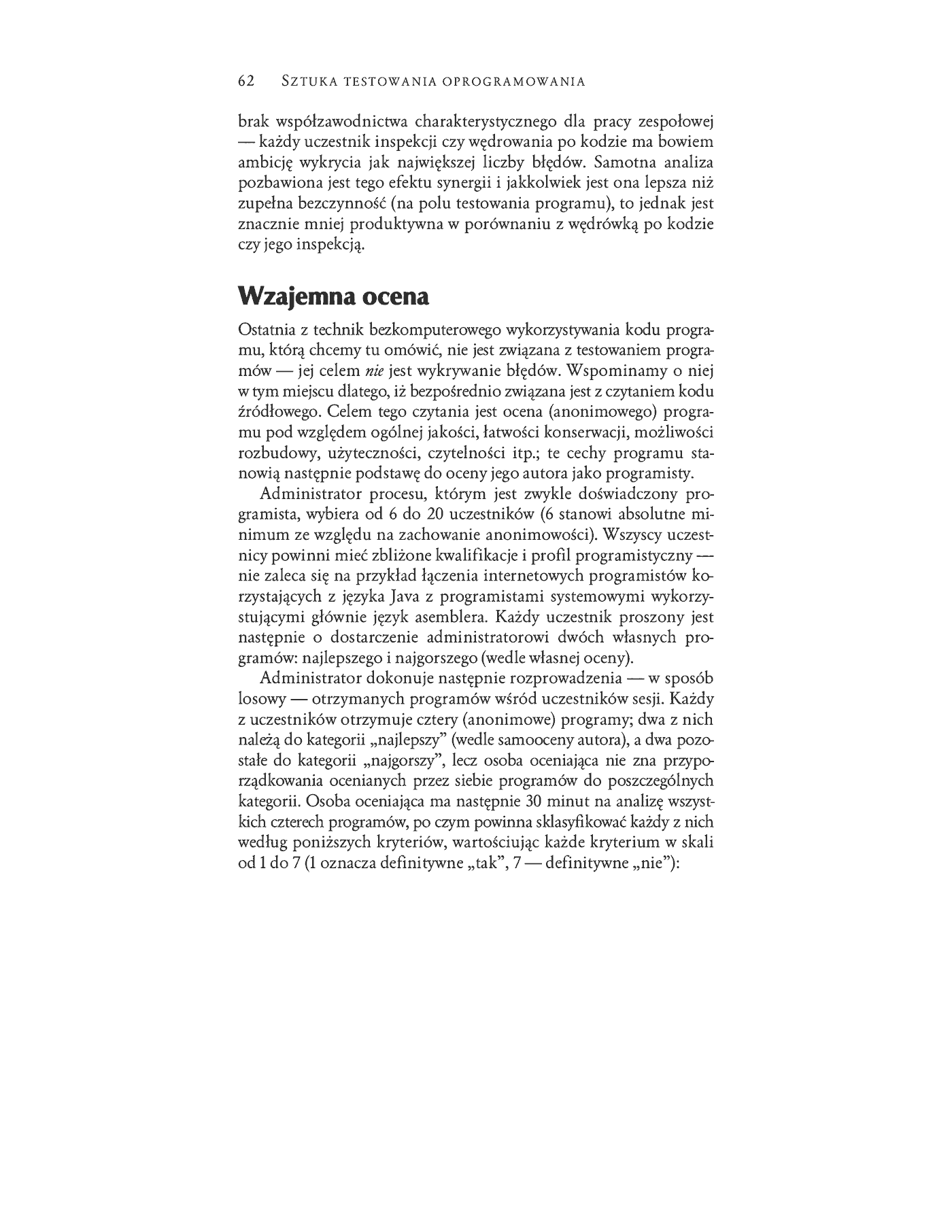 Fragment „Sztuka testowania oprogramowania” — strona 28 z 30
