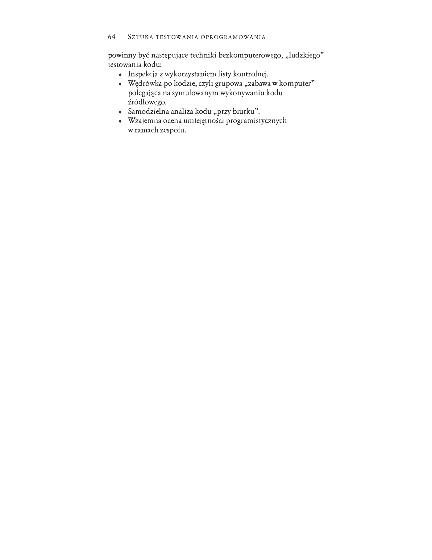 Fragment „Sztuka testowania oprogramowania” — strona 30 z 30