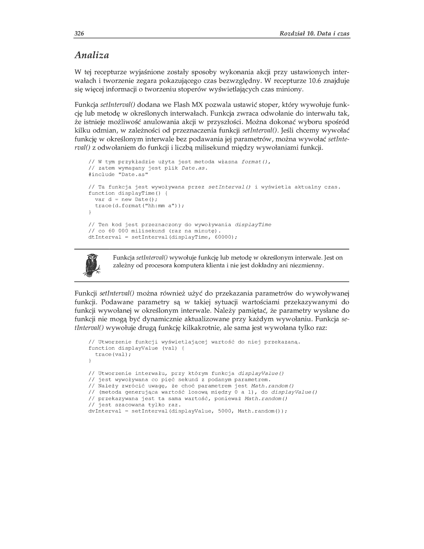 Fragment „ActionScript. Receptury” — strona 33 z 35