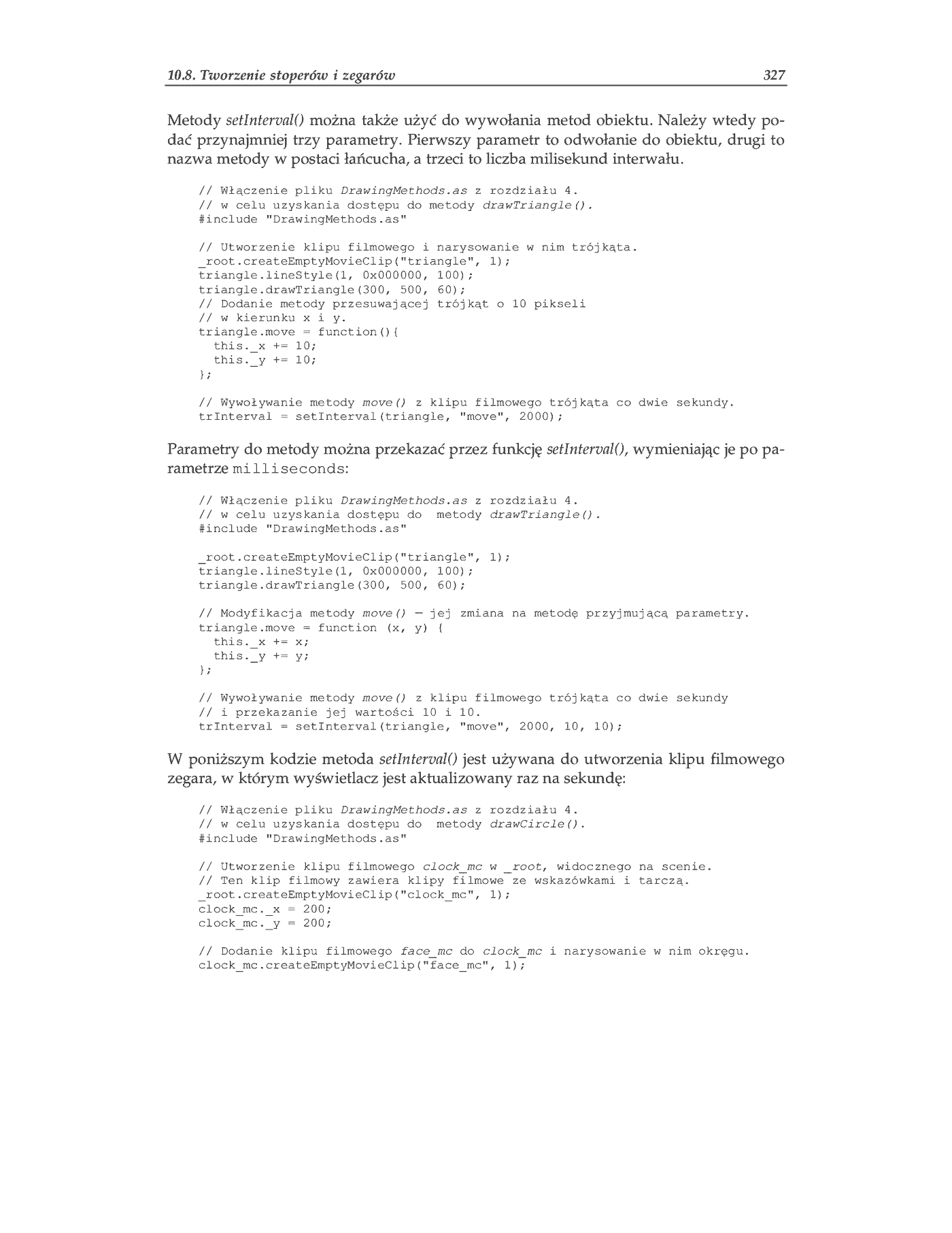 Fragment „ActionScript. Receptury” — strona 34 z 35
