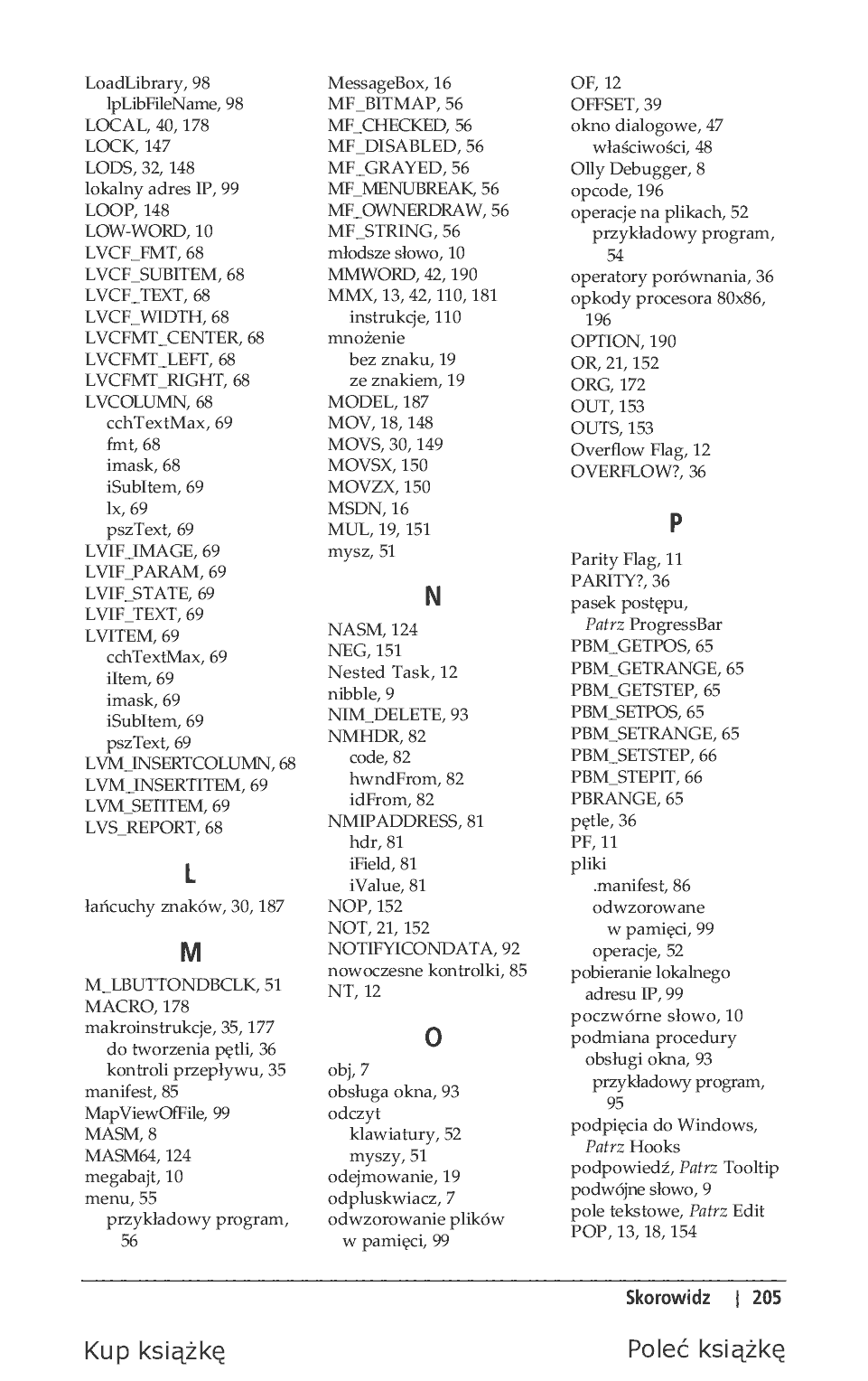 Fragment „Asembler. Leksykon kieszonkowy” — strona 16 z 21