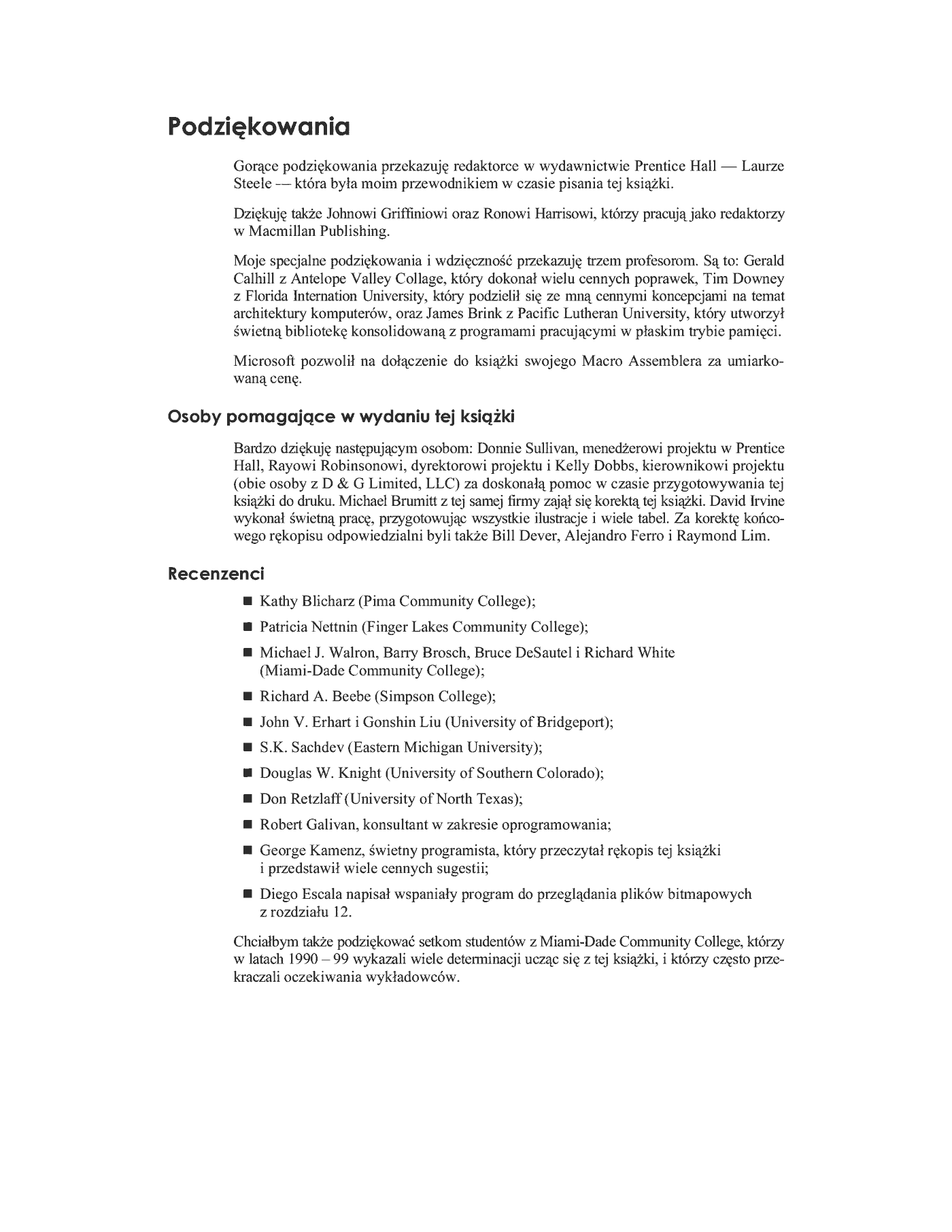Fragment „Asembler dla procesorów Intel. Vademecum profesjonalisty” — strona 12 z 39