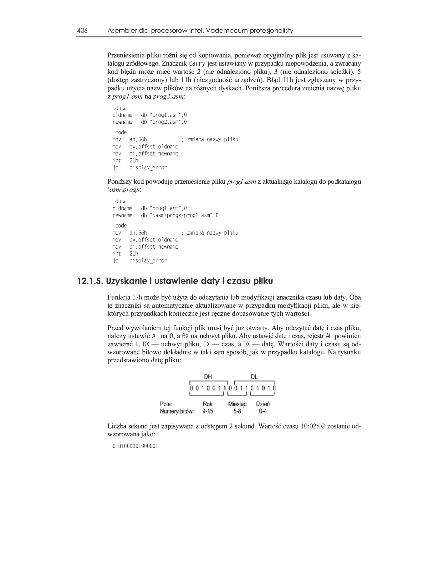 Fragment „Asembler dla procesorów Intel. Vademecum profesjonalisty” — strona 16 z 39