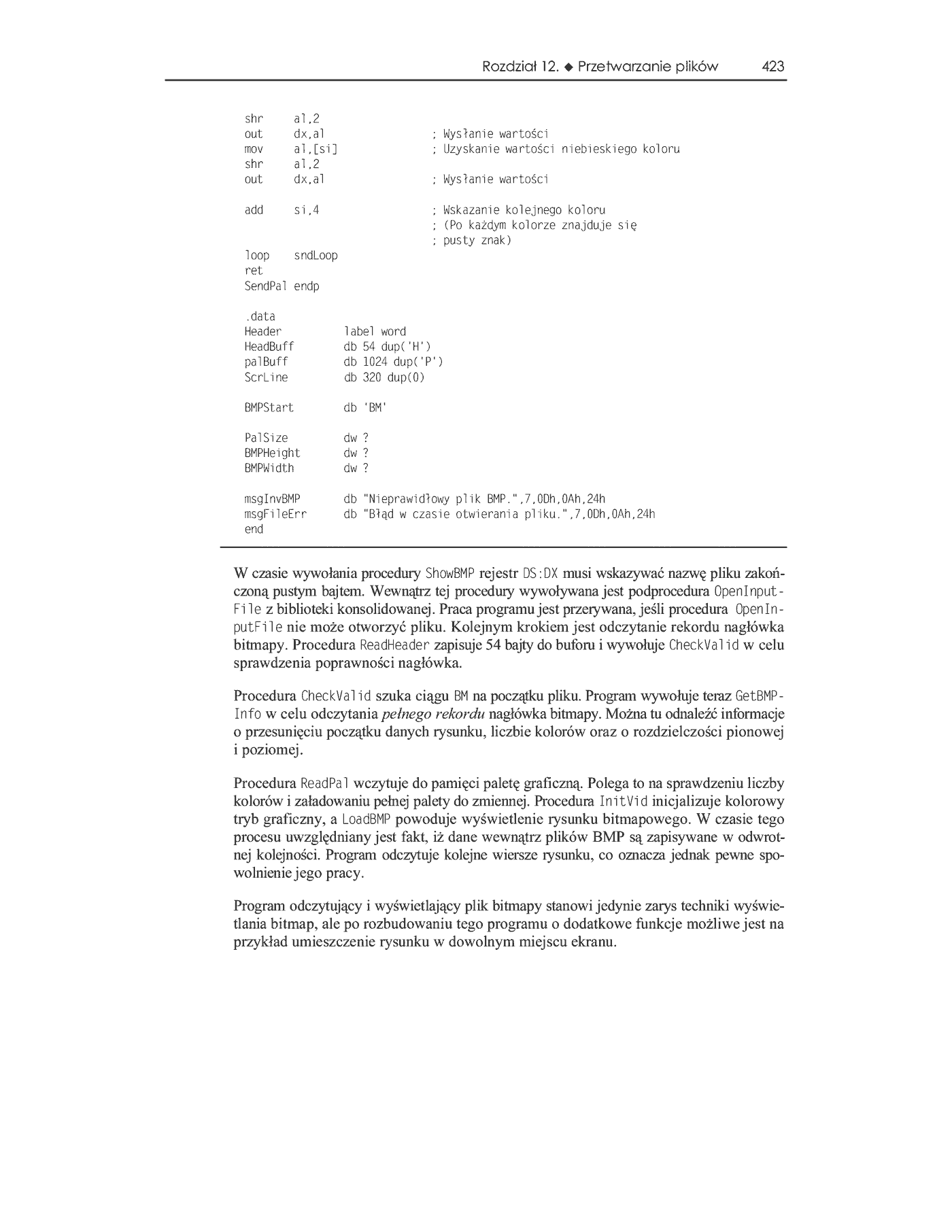 Fragment „Asembler dla procesorów Intel. Vademecum profesjonalisty” — strona 33 z 39