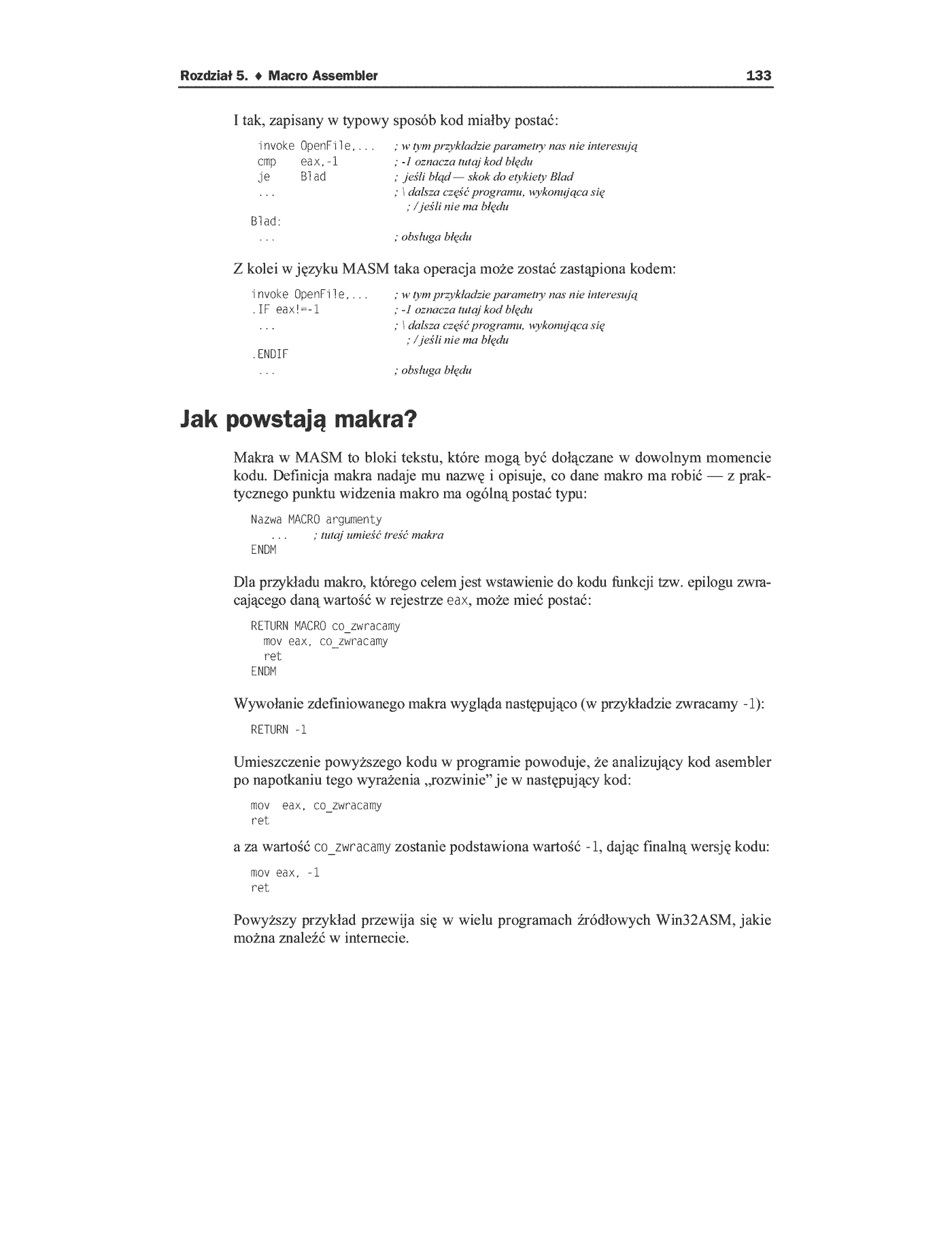 Fragment „Win32ASM. Asembler w Windows” — strona 8 z 30