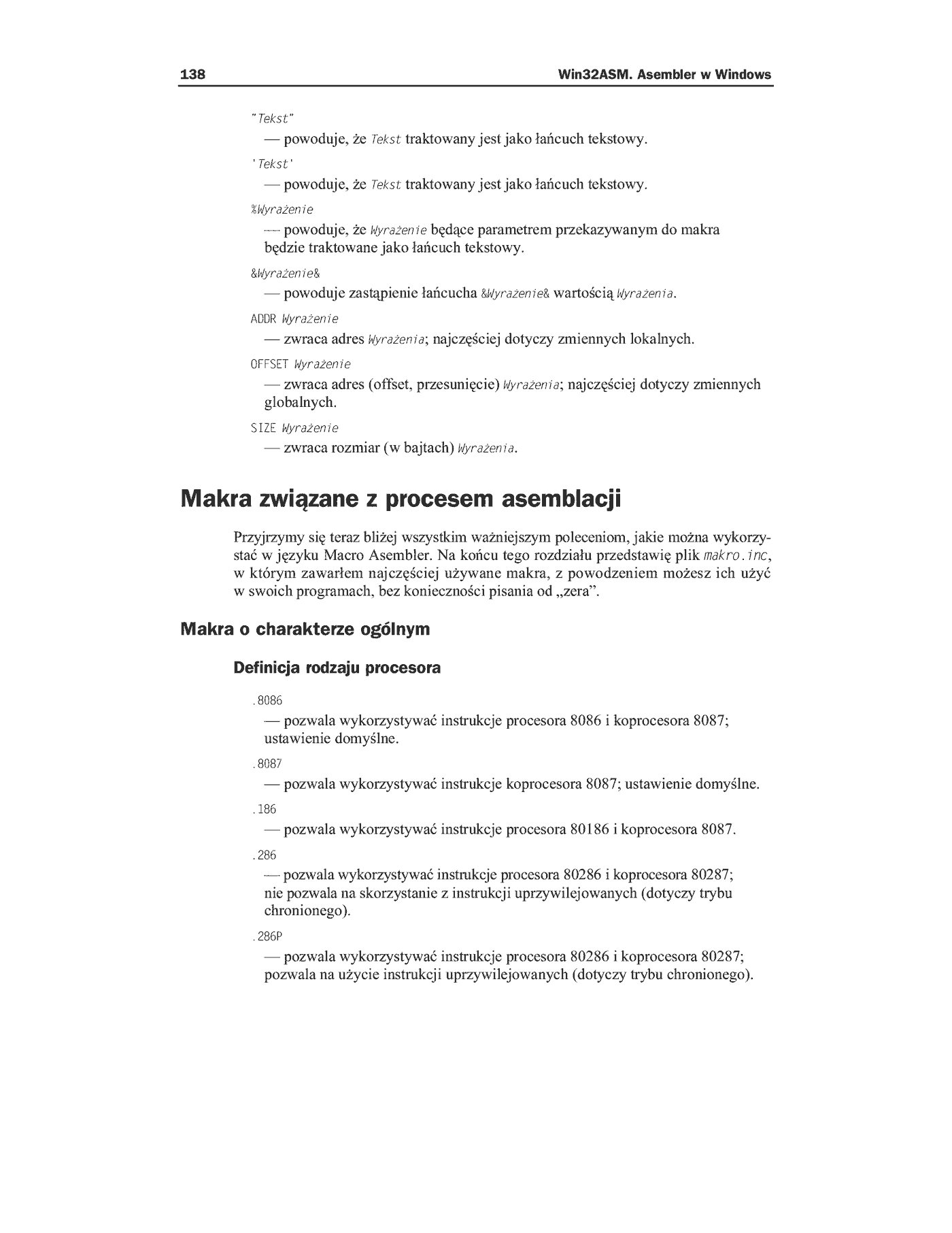 Fragment „Win32ASM. Asembler w Windows” — strona 13 z 30
