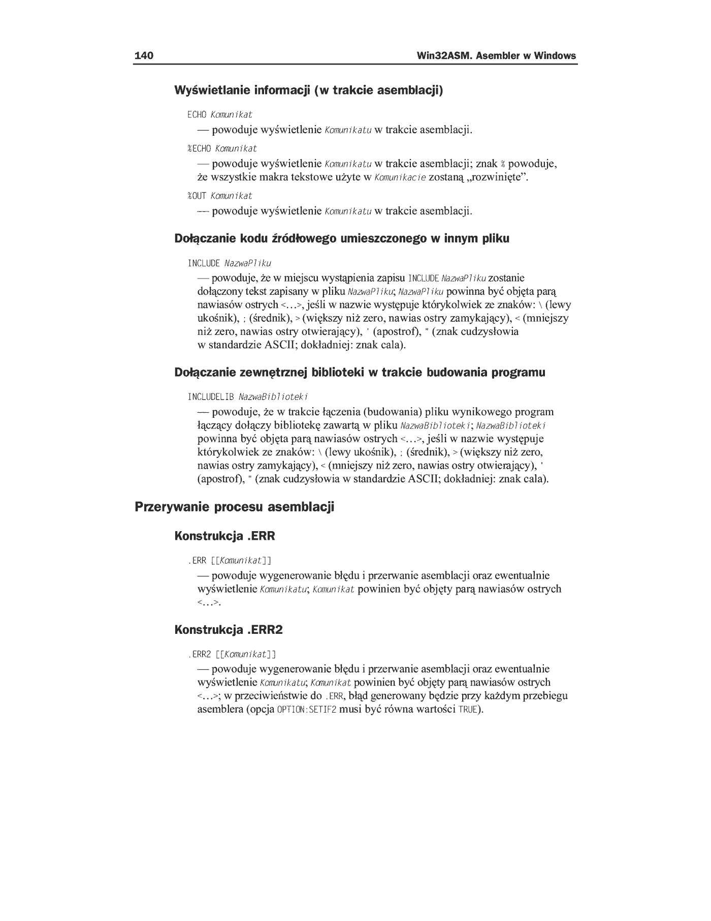 Fragment „Win32ASM. Asembler w Windows” — strona 15 z 30