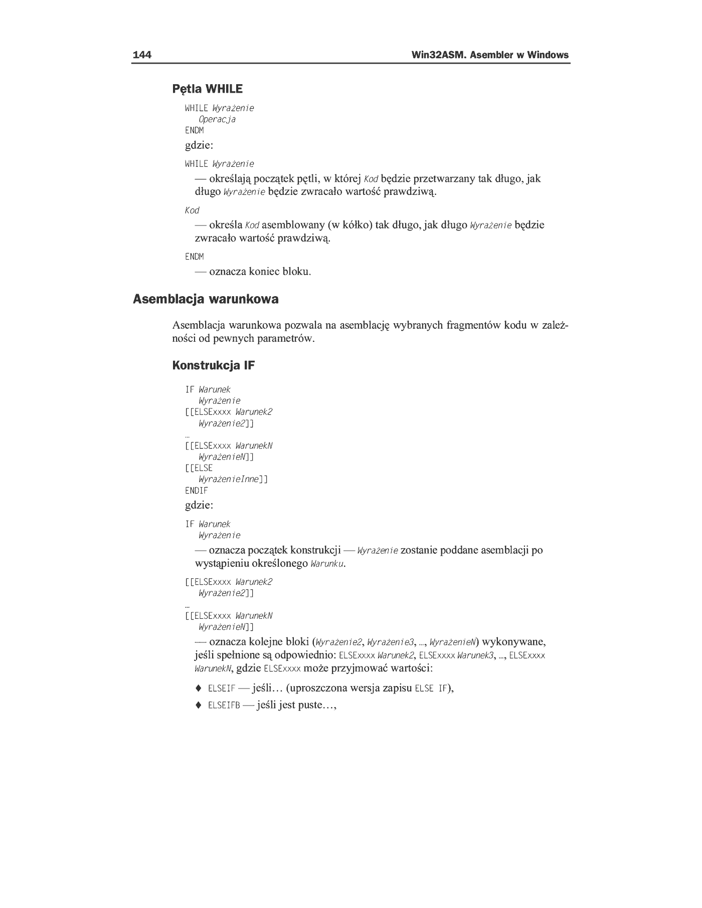 Fragment „Win32ASM. Asembler w Windows” — strona 19 z 30