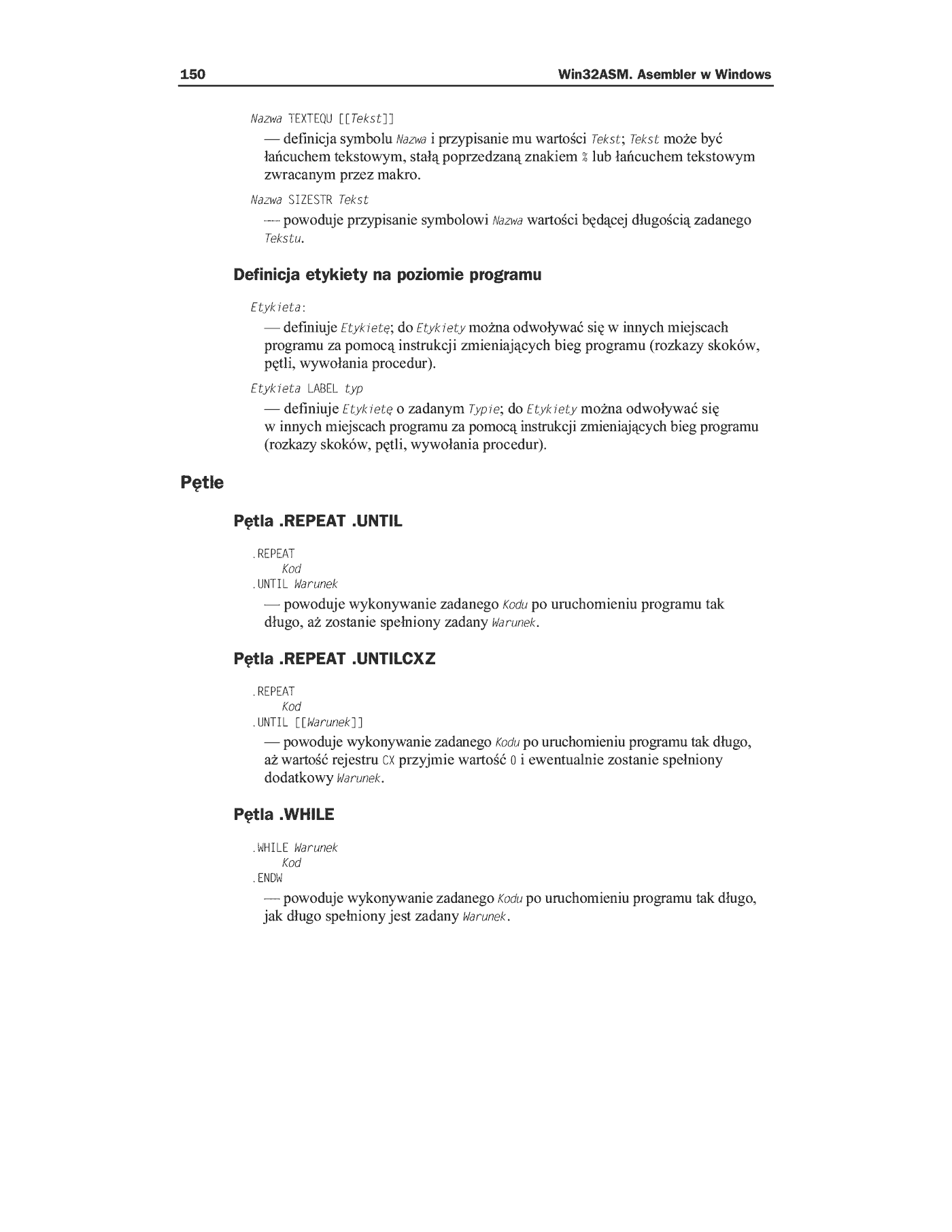 Fragment „Win32ASM. Asembler w Windows” — strona 25 z 30
