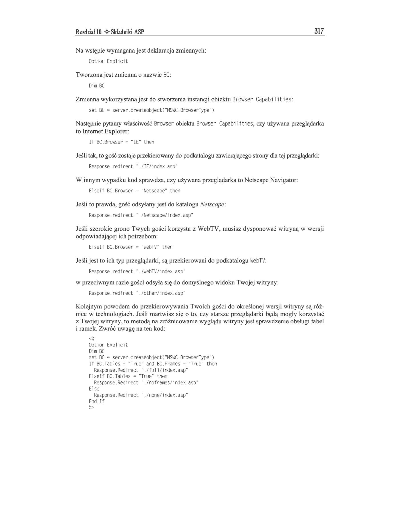 Fragment „ASP. Kompendium programisty” — strona 11 z 47
