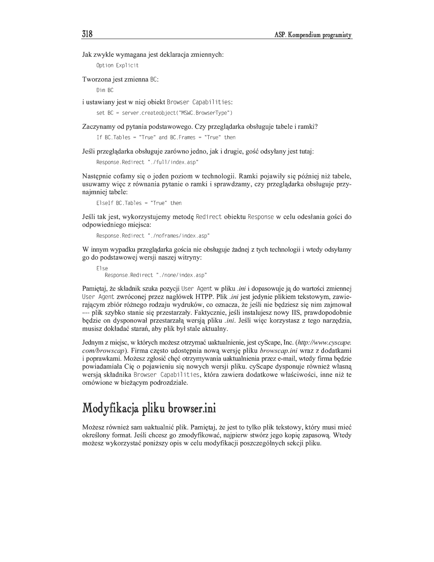 Fragment „ASP. Kompendium programisty” — strona 12 z 47