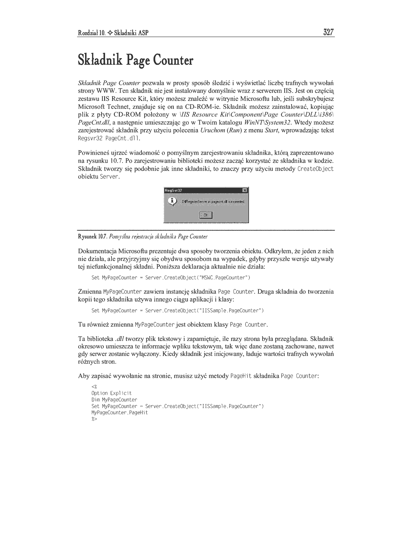 Fragment „ASP. Kompendium programisty” — strona 21 z 47