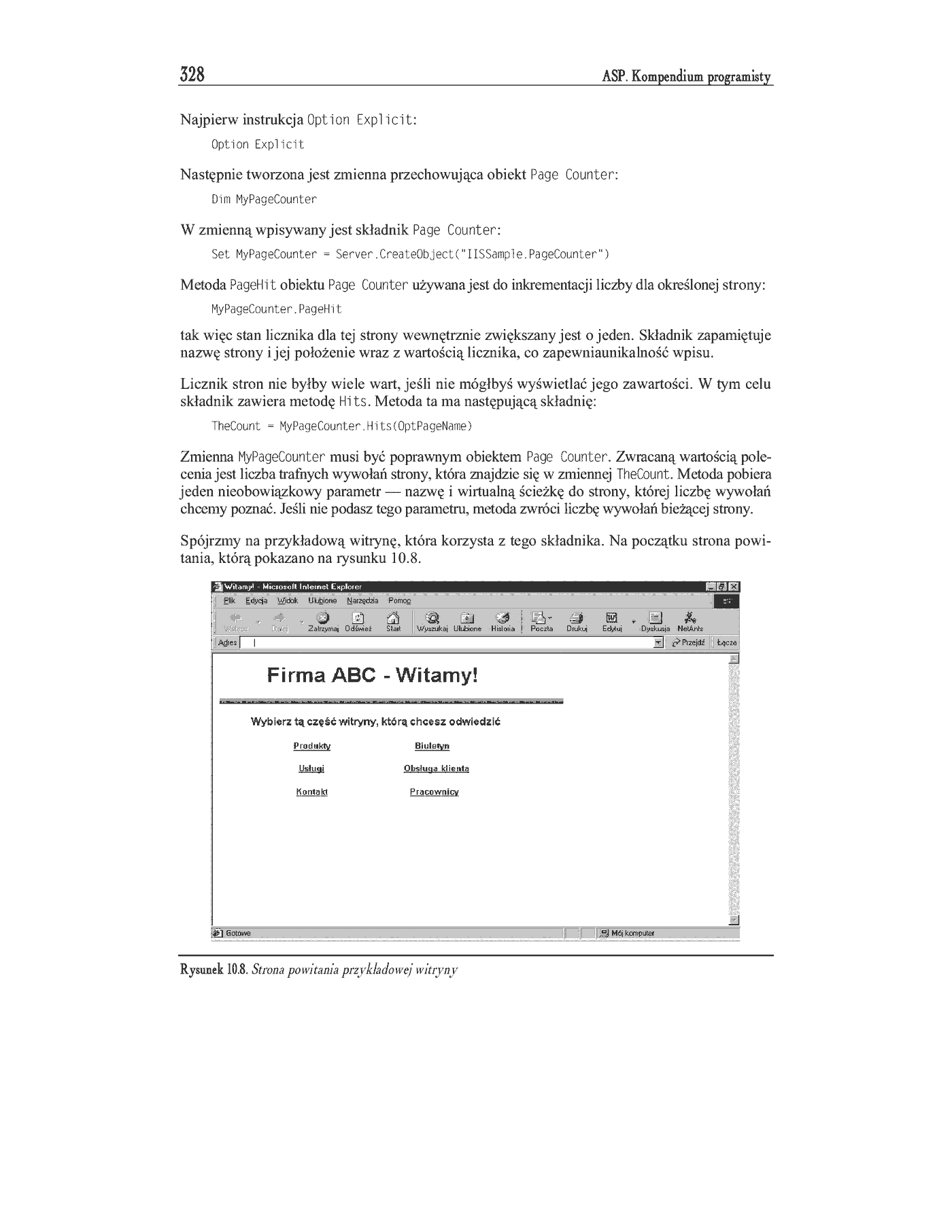 Fragment „ASP. Kompendium programisty” — strona 22 z 47