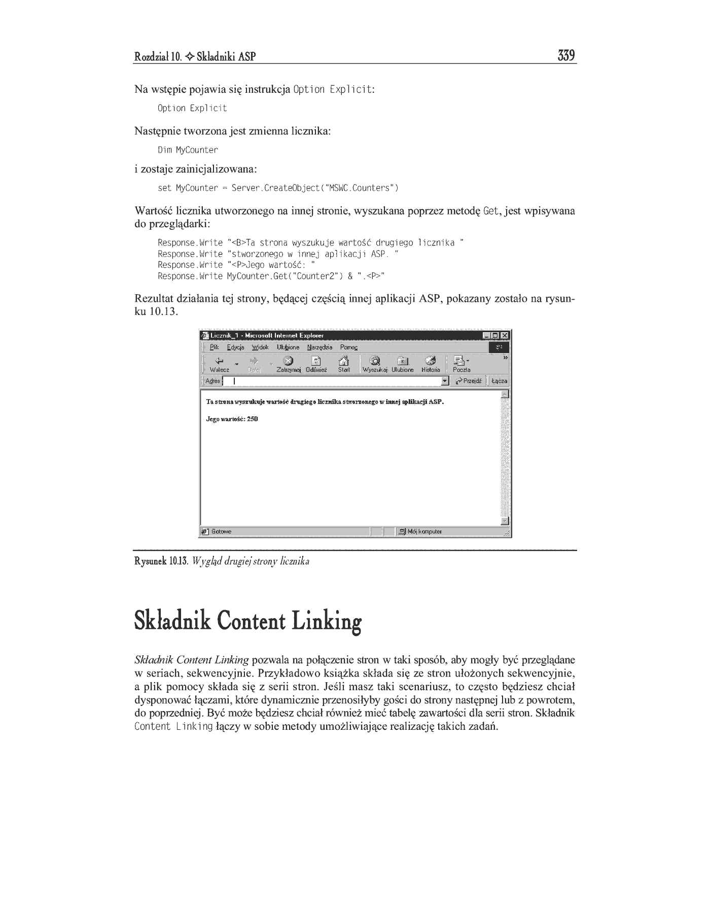 Fragment „ASP. Kompendium programisty” — strona 33 z 47
