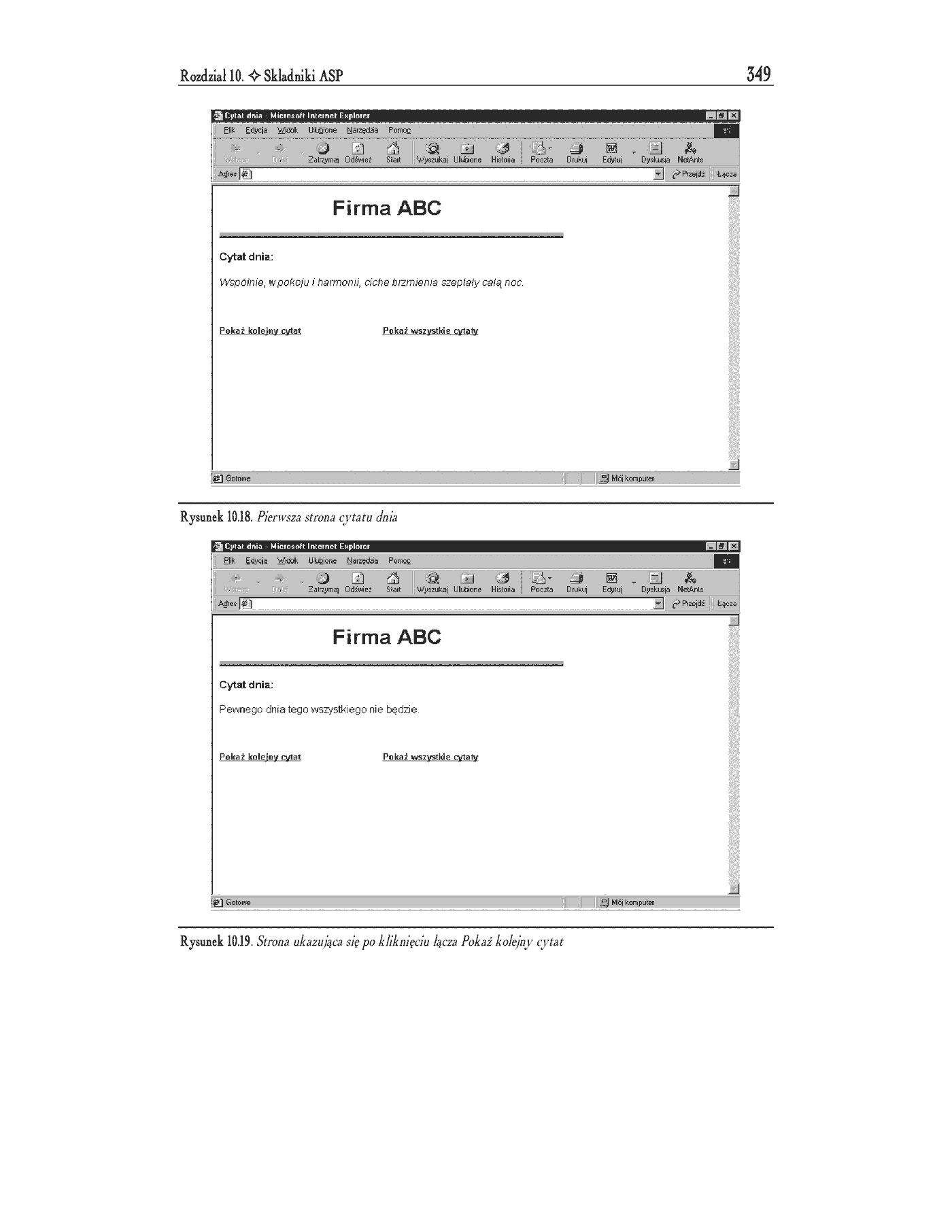 Fragment „ASP. Kompendium programisty” — strona 43 z 47