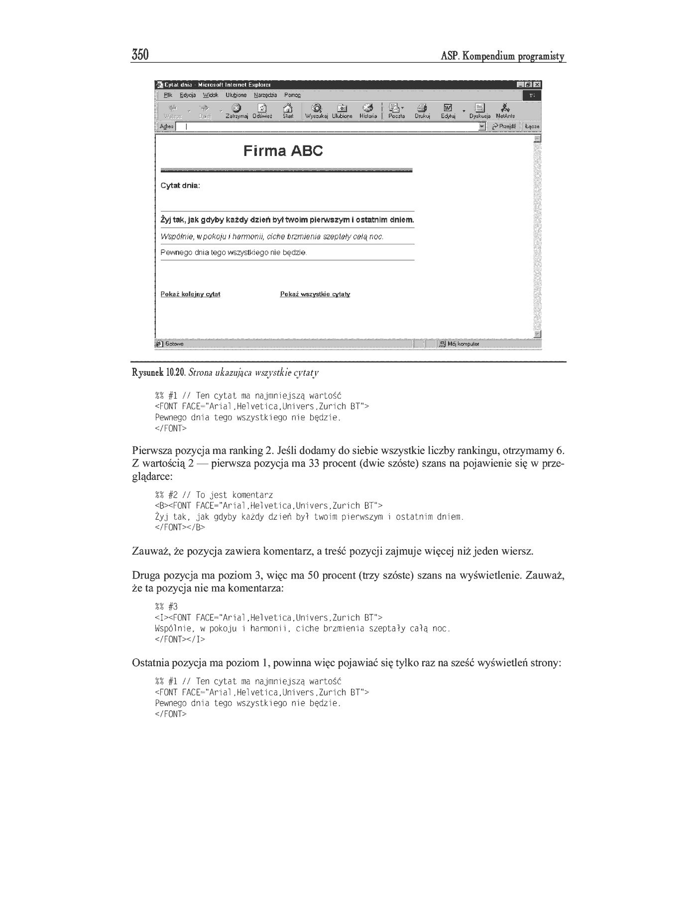 Fragment „ASP. Kompendium programisty” — strona 44 z 47